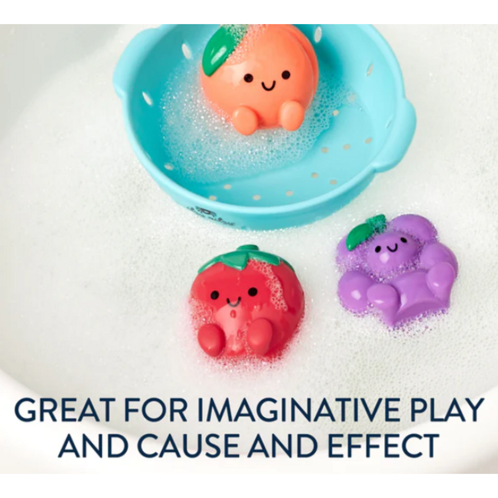 Itzy Ritzy ITZY RITZY - Ensemble de jouets fruits pour le bain - 'Itzy Splash Pals'