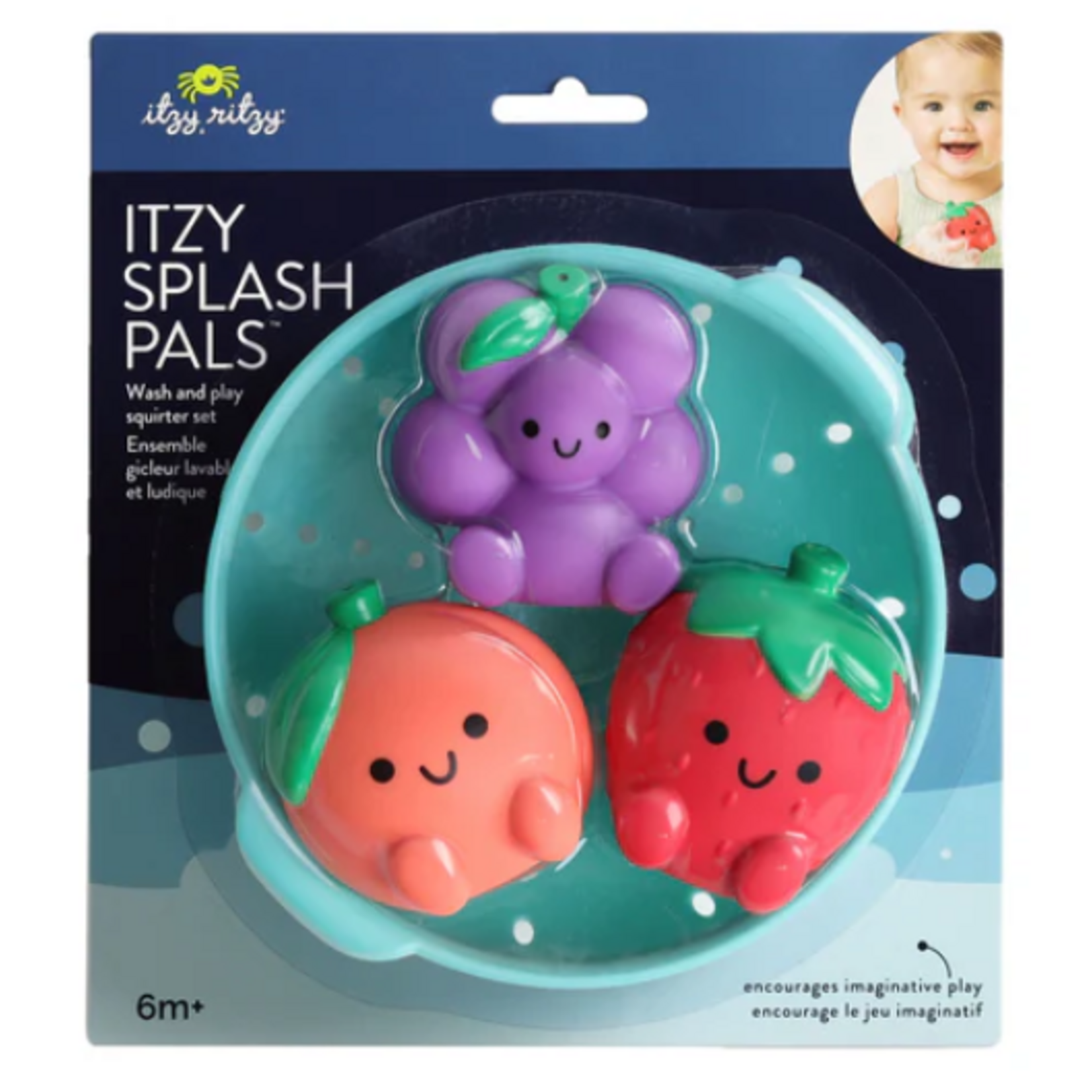 Itzy Ritzy ITZY RITZY -  Fruit Toy Bath Set - 'Itzy Splash Pals'