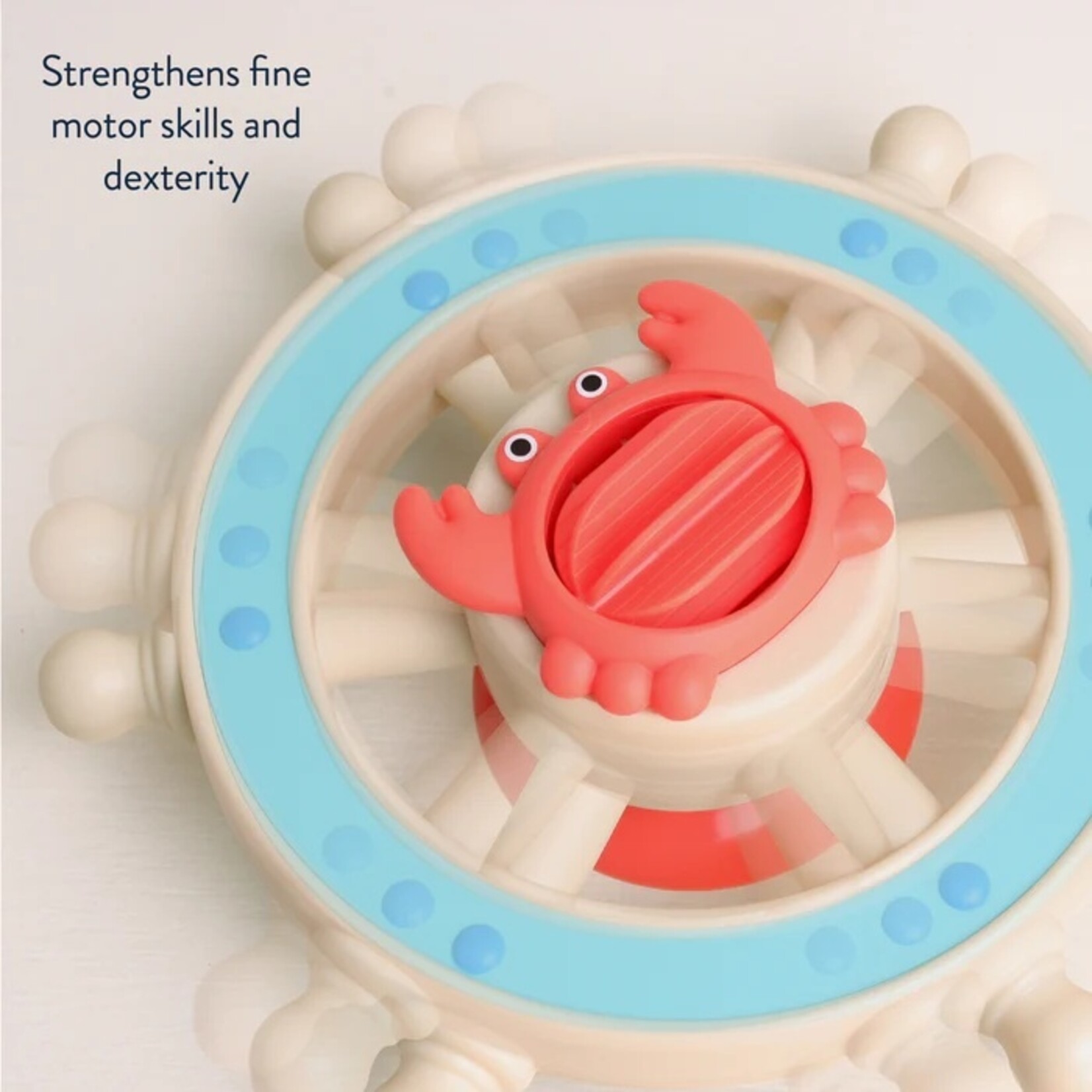 Itzy Ritzy ITZY RITZY - Jouet de bain rotatif crabe avec ventouse - 'Itzy Captain'