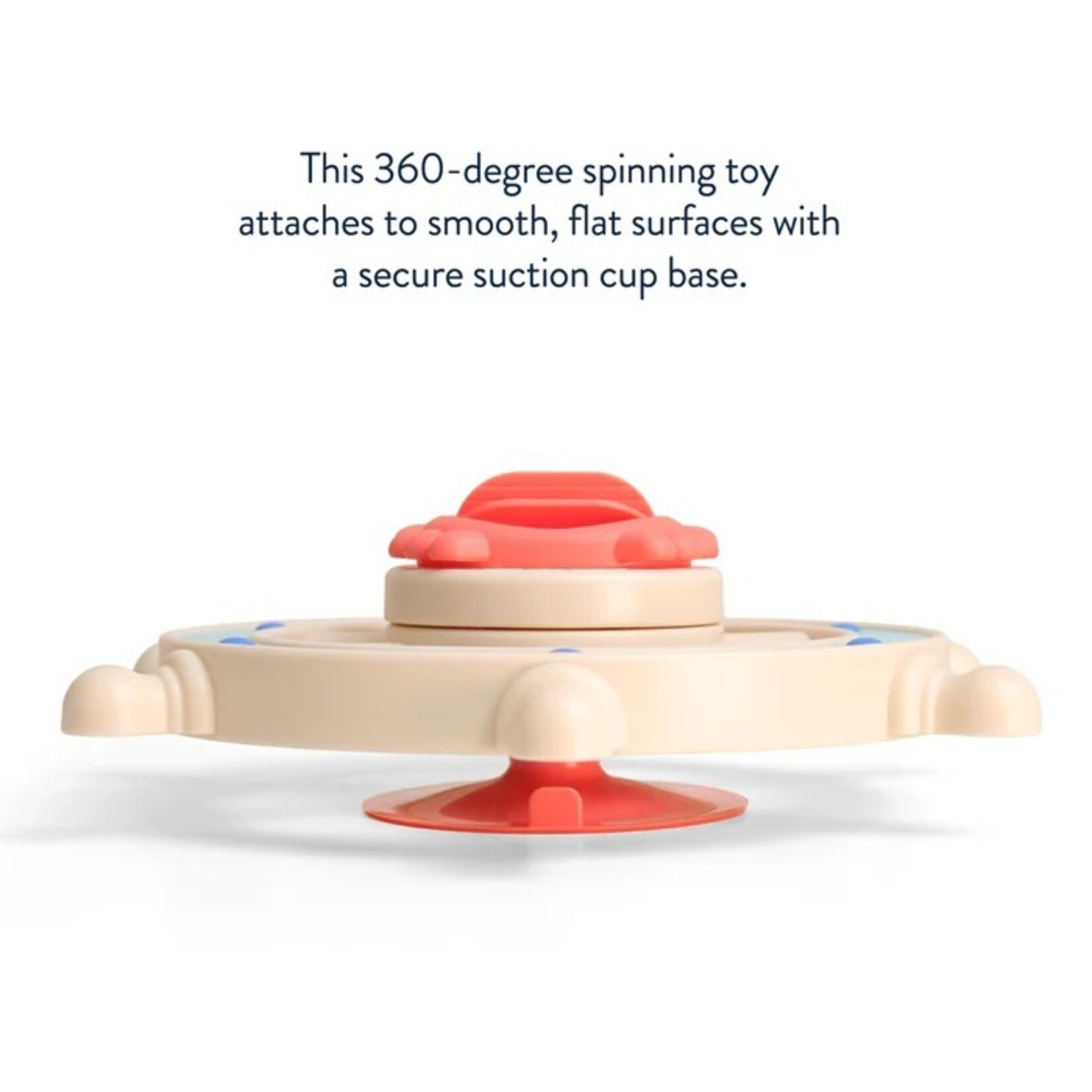 Itzy Ritzy ITZY RITZY - Crab bath spinner toy with suction cup base - 'Itzy Captain'