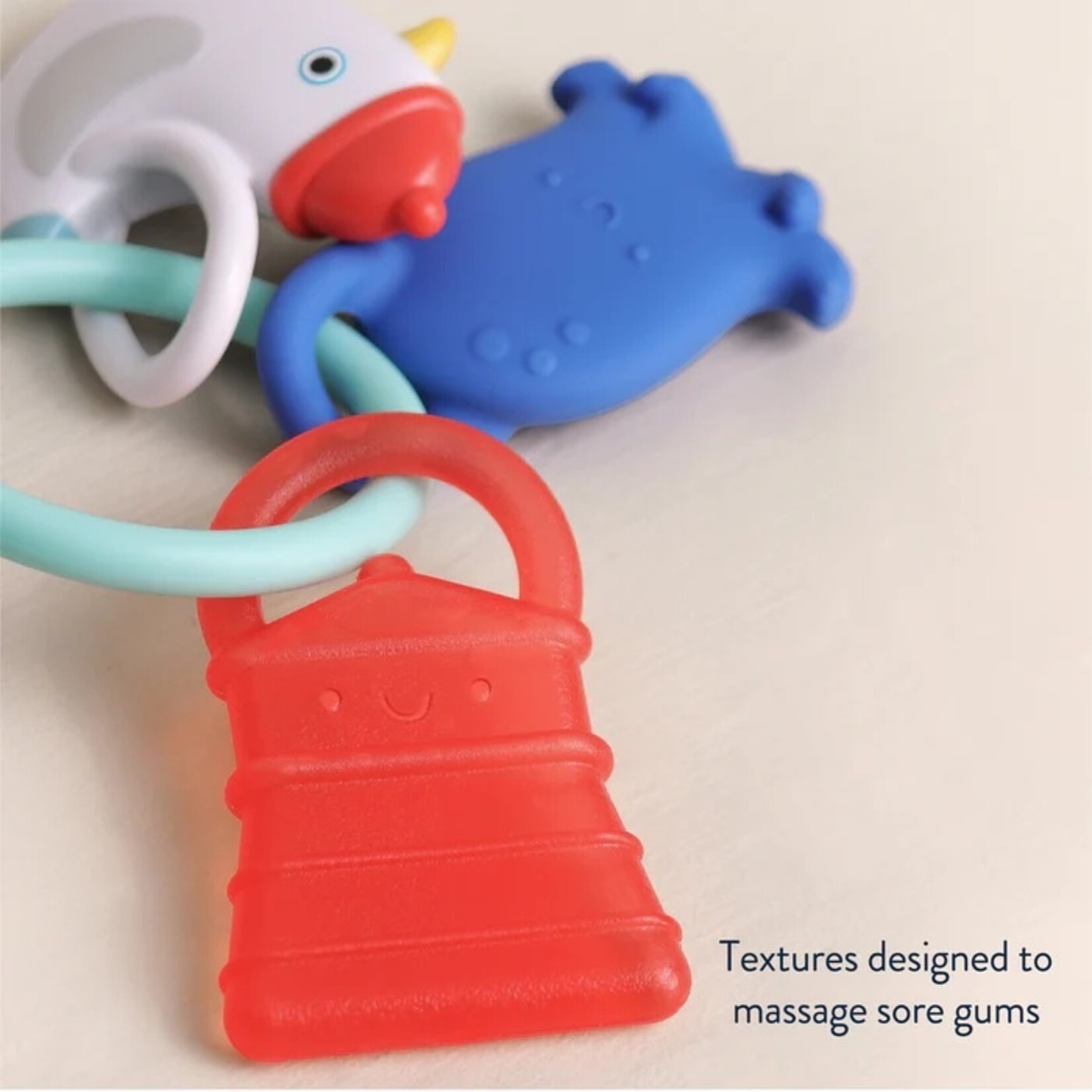 Itzy Ritzy ITZY RITZY - Nautical-themed multistage teething ring - 'Bitzy Charms'