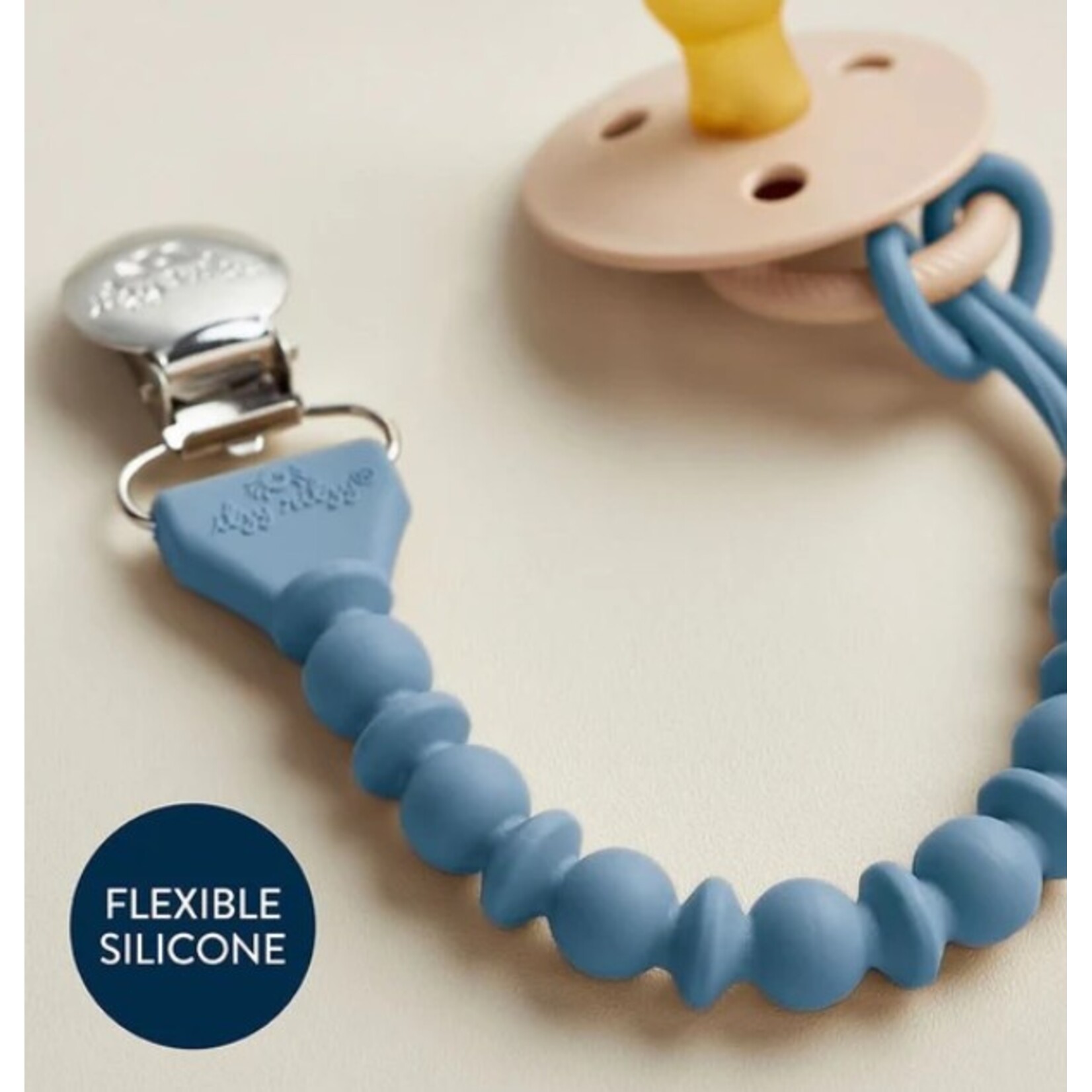 Itzy Ritzy ITZY RITZY - Attache-suce en silicone - Rose des bois - 'Sweetie Strap'