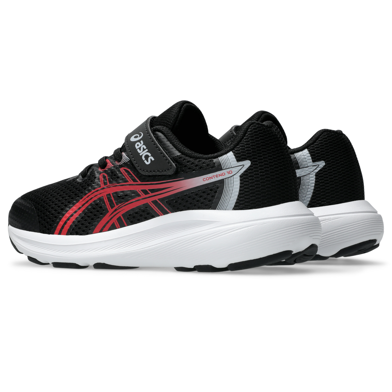 Asics ASICS - Chaussures de sport 'Contend 10 PS' - 'Black/Speed red'