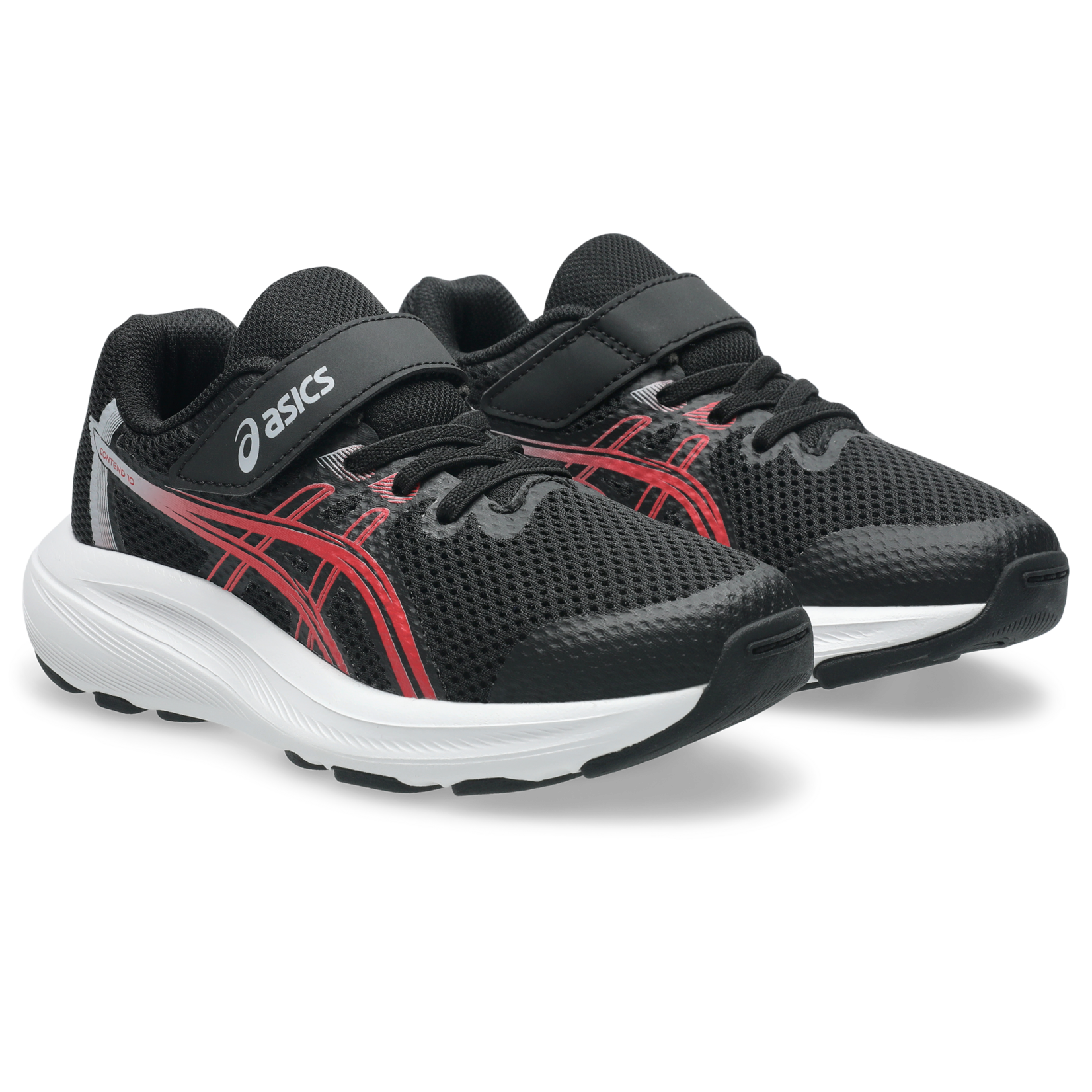 Asics ASICS - Chaussures de sport 'Contend 10 PS' - 'Black/Speed red'