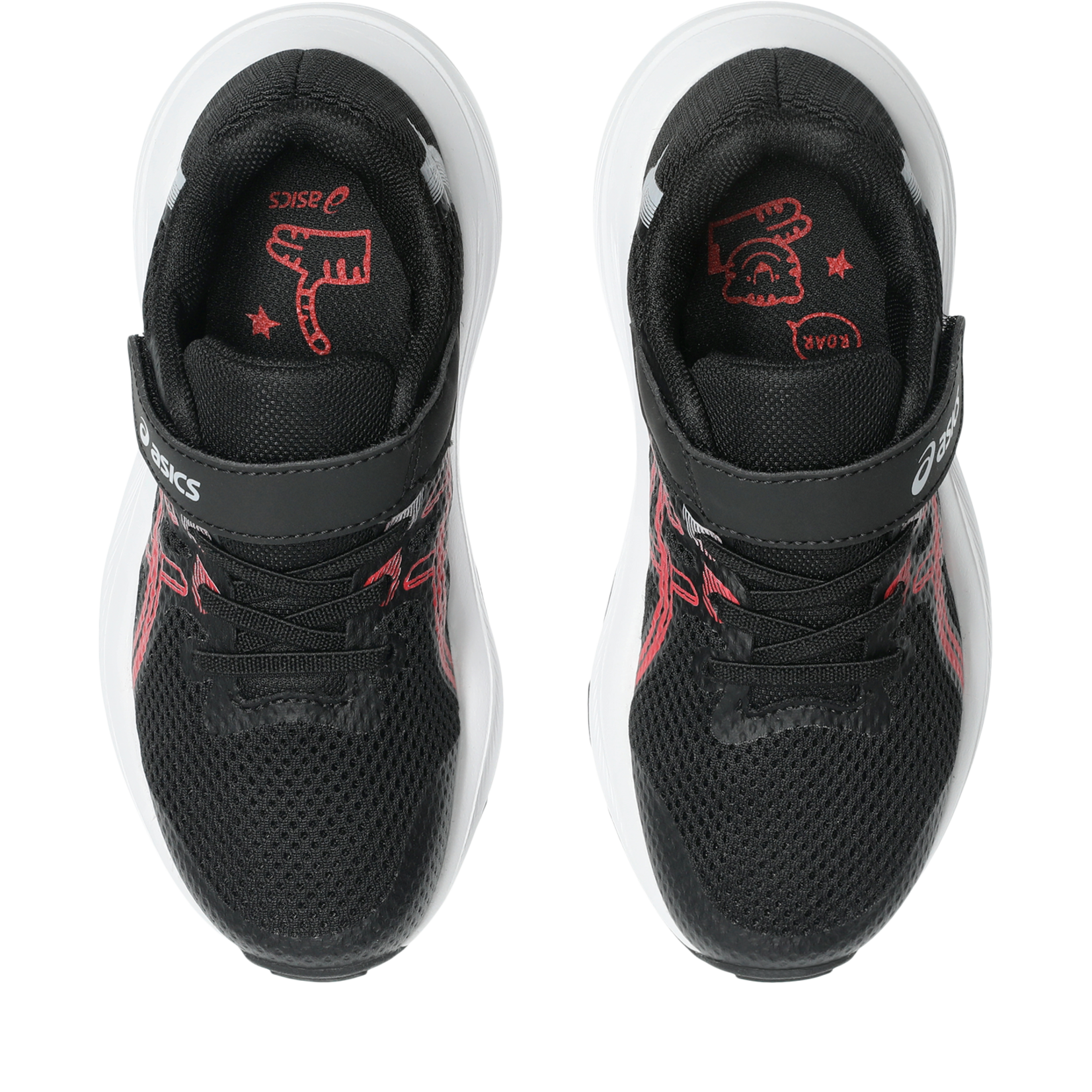 Asics  ASICS - Sports shoes 'Contend 10 PS' - 'Black/Speed ​​red'