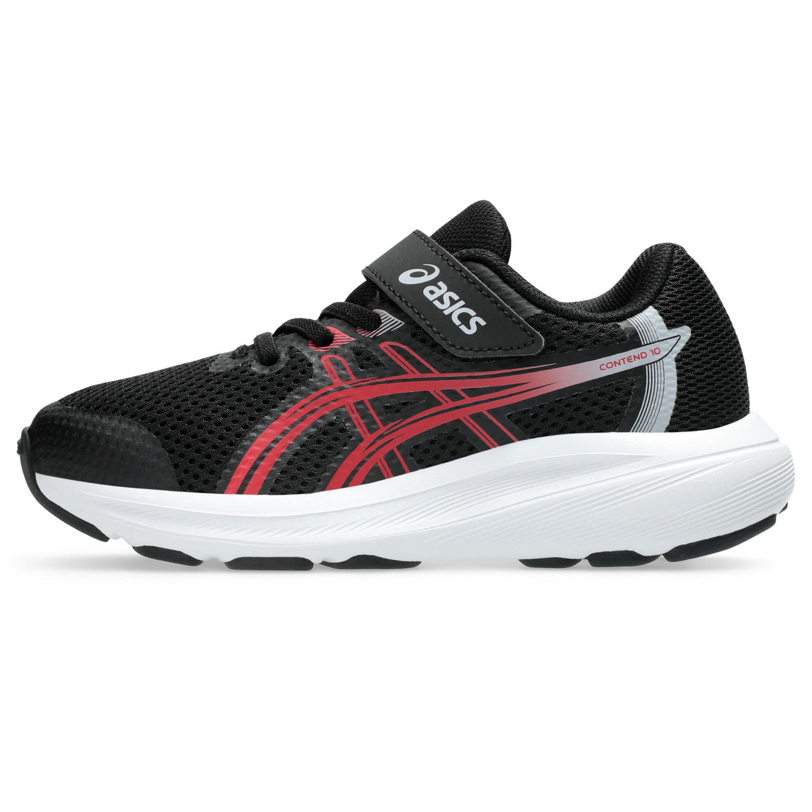 Asics ASICS - Chaussures de sport 'Contend 10 PS' - 'Black/Speed red'