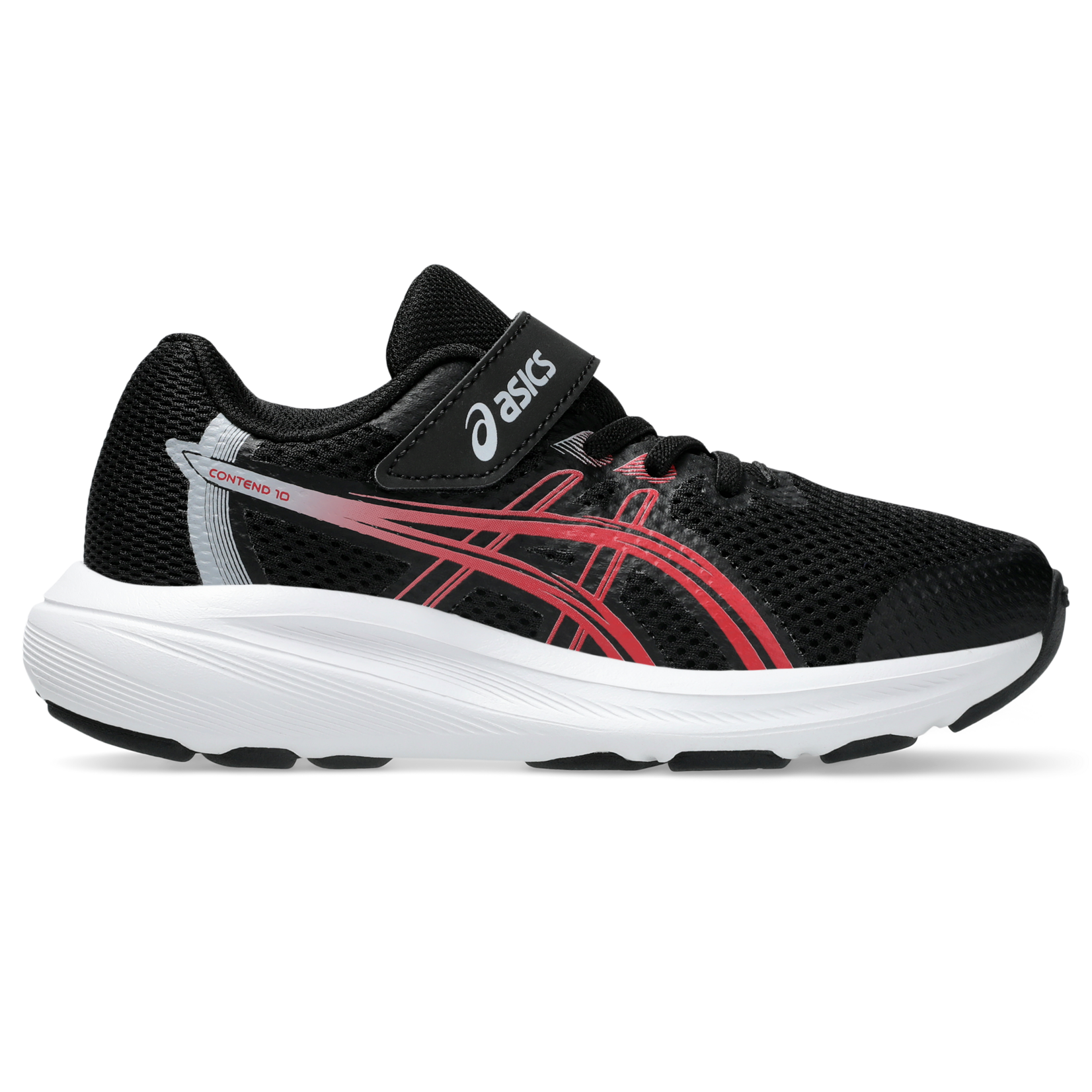 Asics ASICS - Chaussures de sport 'Contend 10 PS' - 'Black/Speed red'