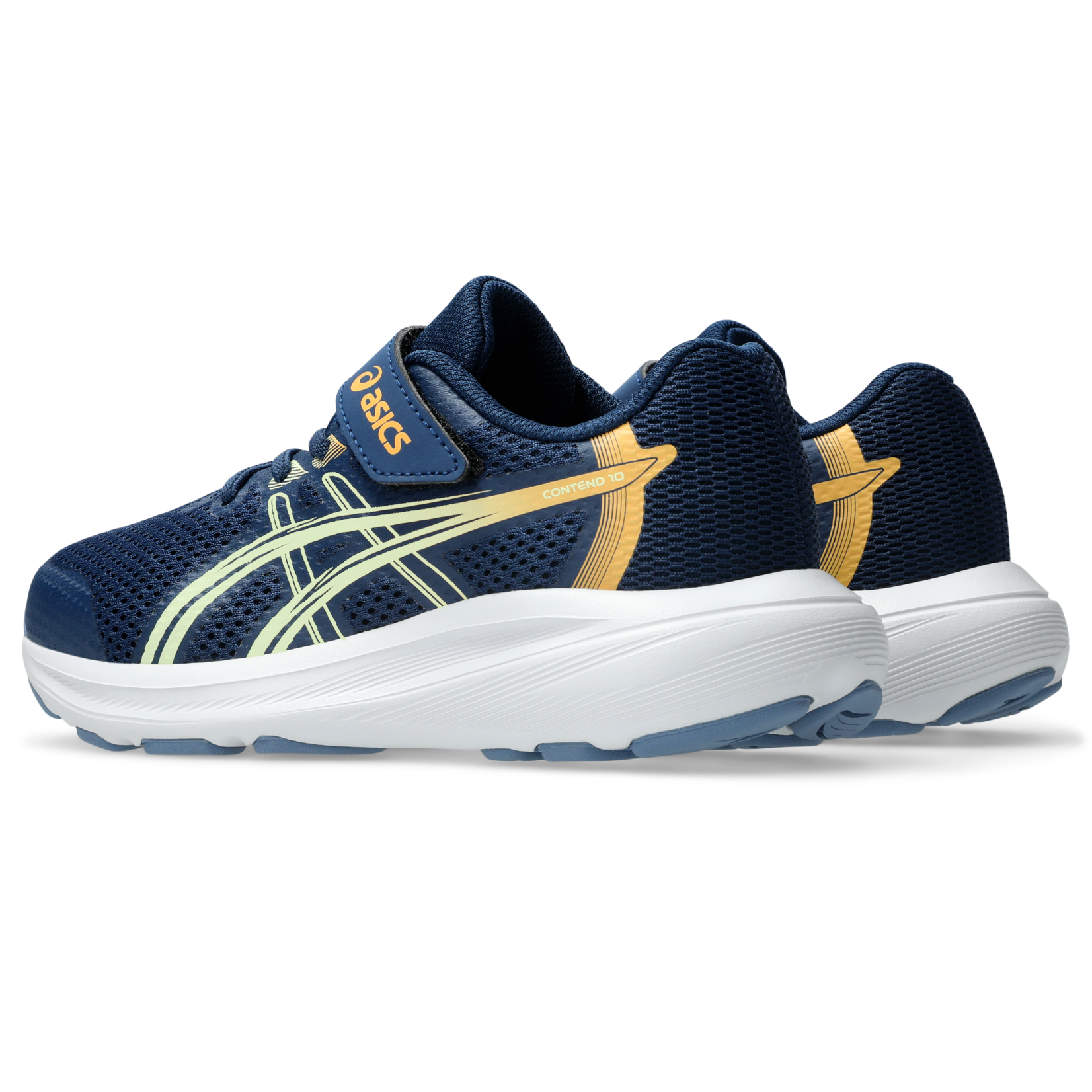 Asics ASICS - Chaussures de sport 'Contend 10 PS' - 'Independence blue/Orange glow'