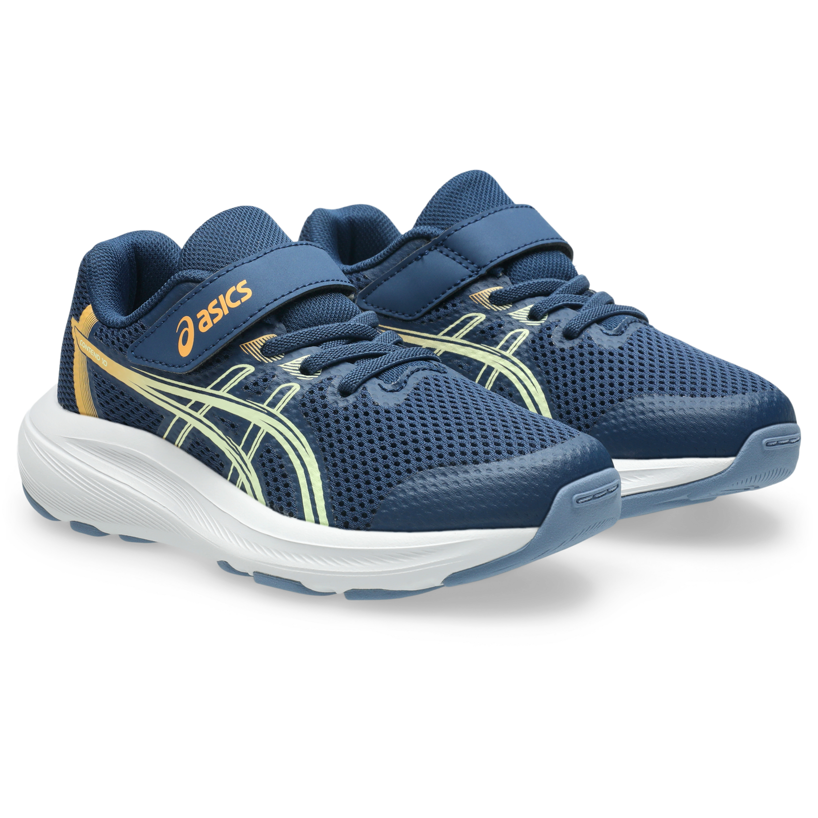 Asics ASICS - Chaussures de sport 'Contend 10 PS' - 'Independence blue/Orange glow'