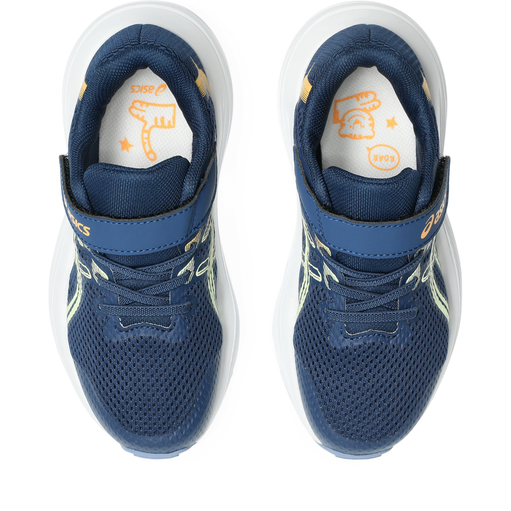 Asics ASICS - Sports shoes 'Contend 10 PS' - 'Independence blue/Orange glow'
