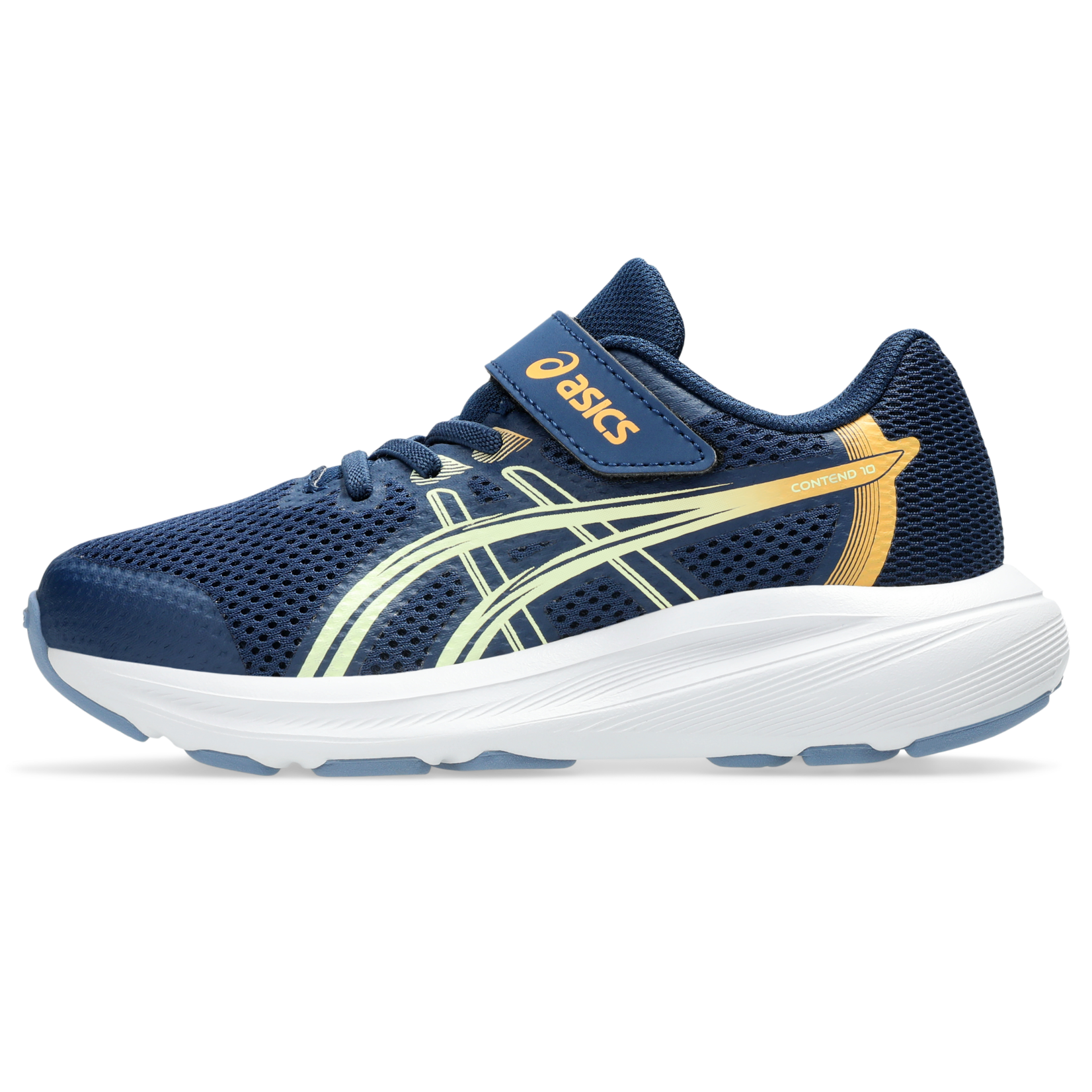 Asics ASICS - Chaussures de sport 'Contend 10 PS' - 'Independence blue/Orange glow'