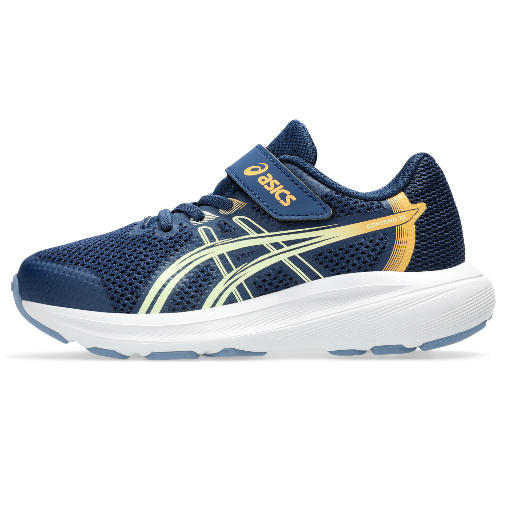 Asics ASICS - Sports shoes 'Contend 10 PS' - 'Independence blue/Orange glow'