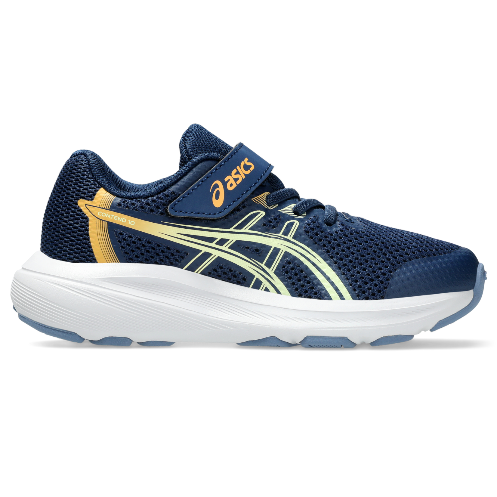Asics ASICS - Sports shoes 'Contend 10 PS' - 'Independence blue/Orange glow'