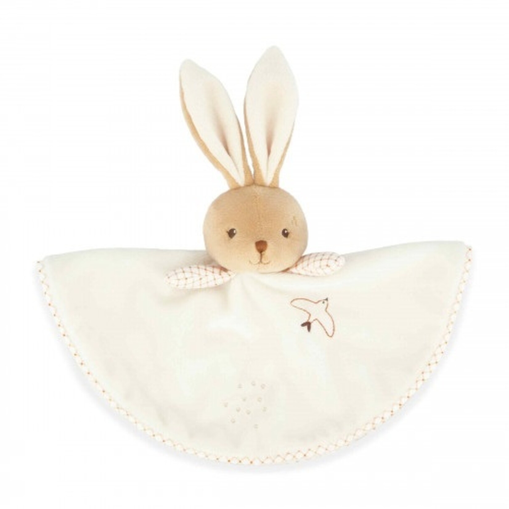 Kaloo KALOO - Peluche Doudou lapin rond Crème 'Intemporel'