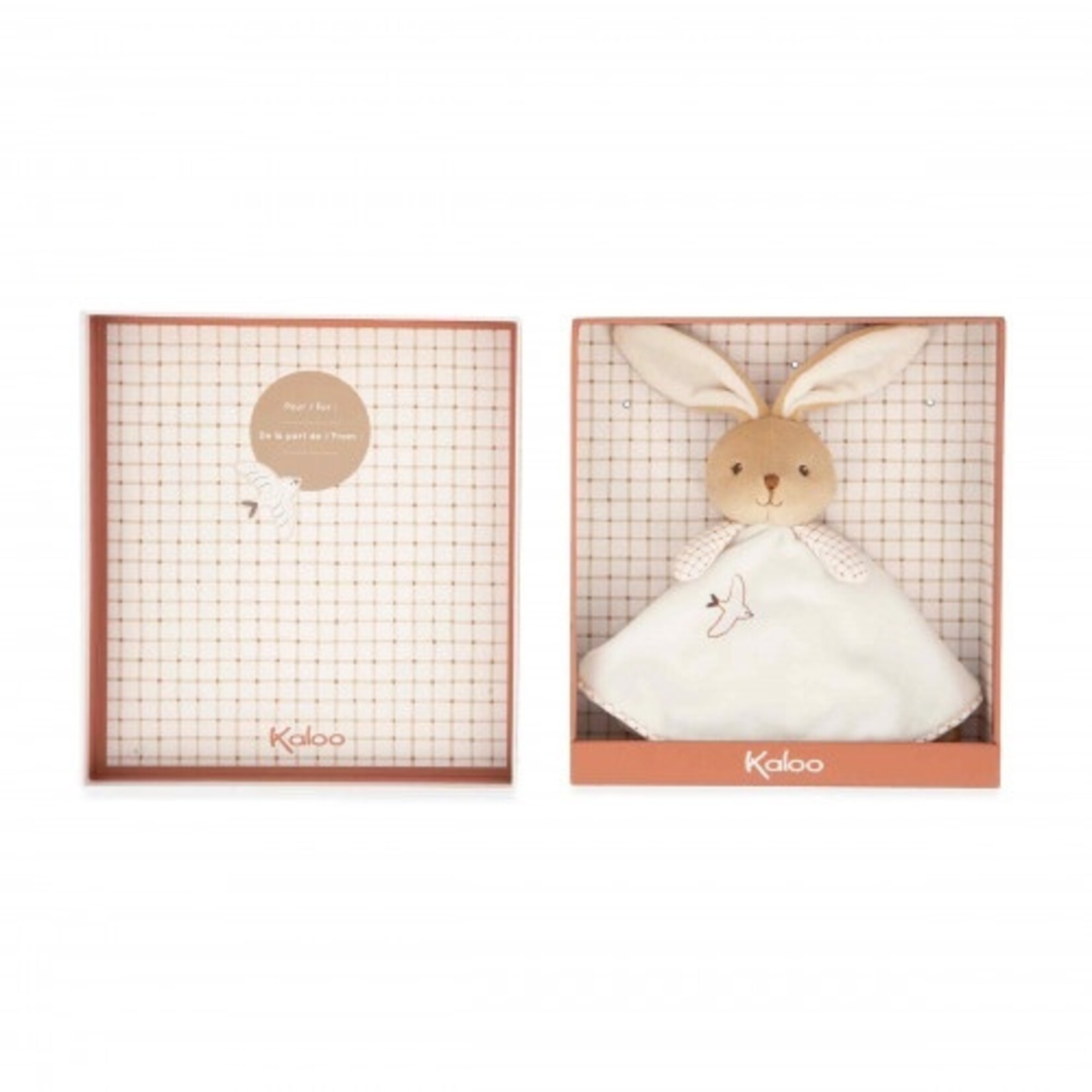 Kaloo KALOO - Round Cream Rabbit Plush Toy 'Timeless'