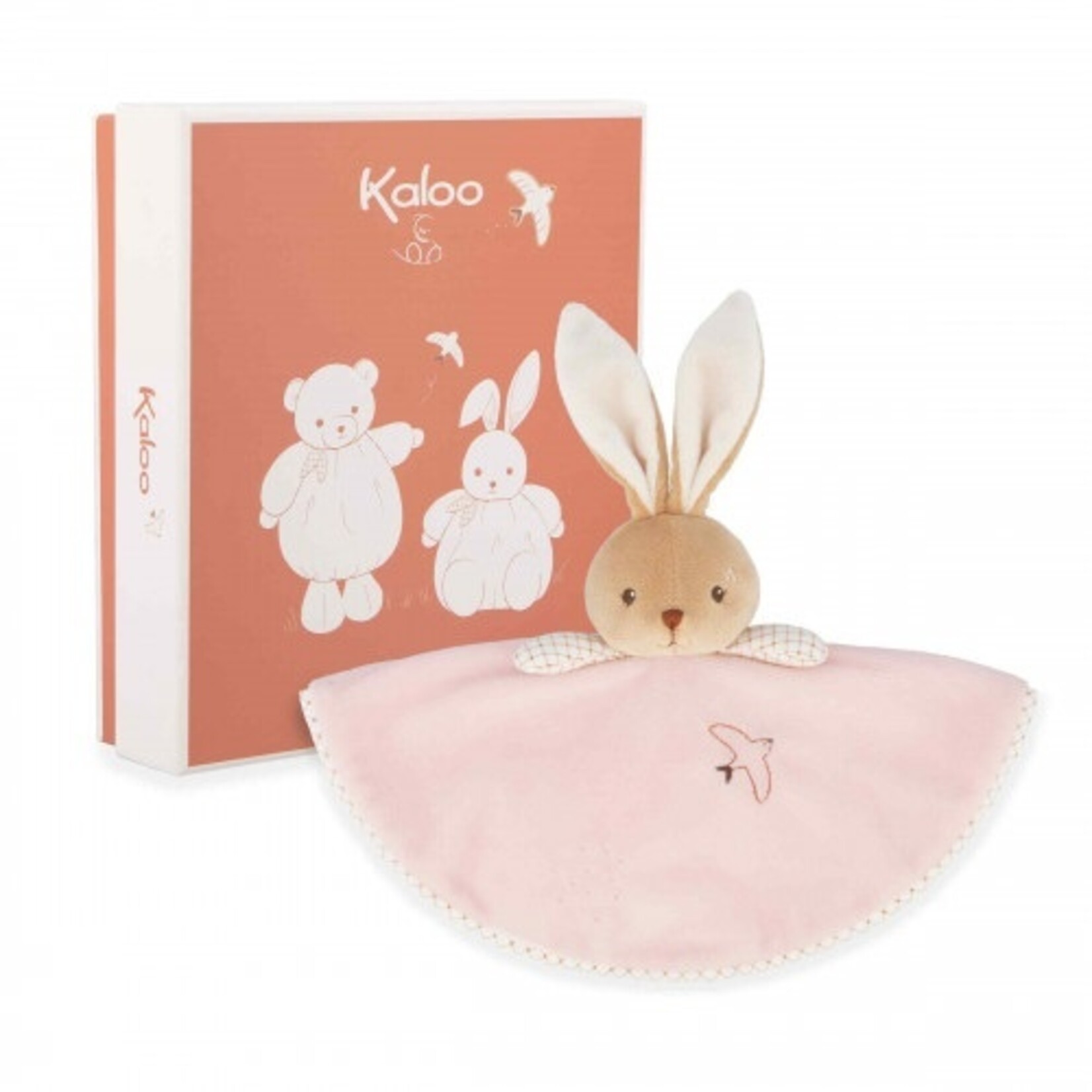 Kaloo  KALOO - Round Pink Rabbit Plush Toy 'Timeless'