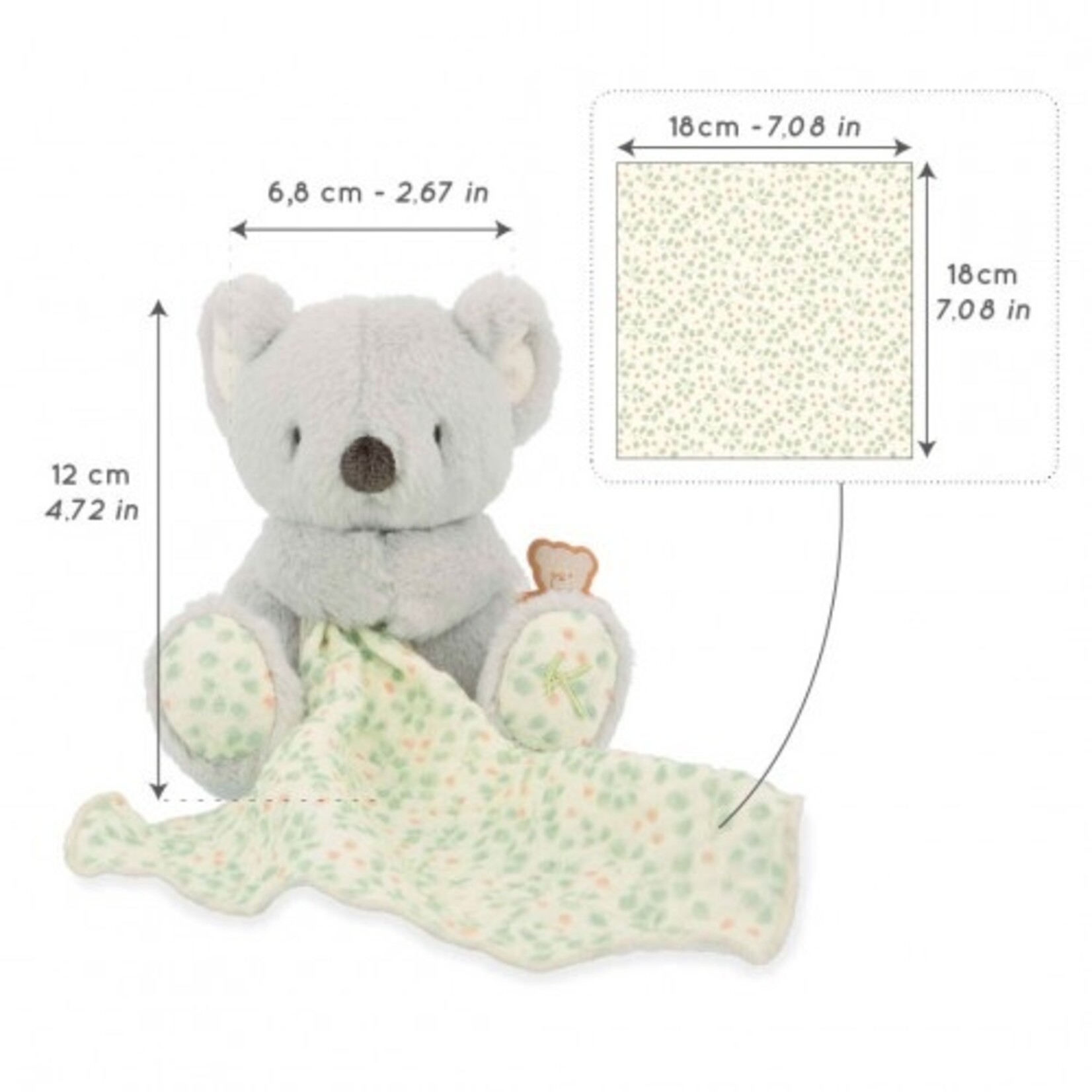 Kaloo  KALOO - Soft toy koala swaddle 'Little dream'
