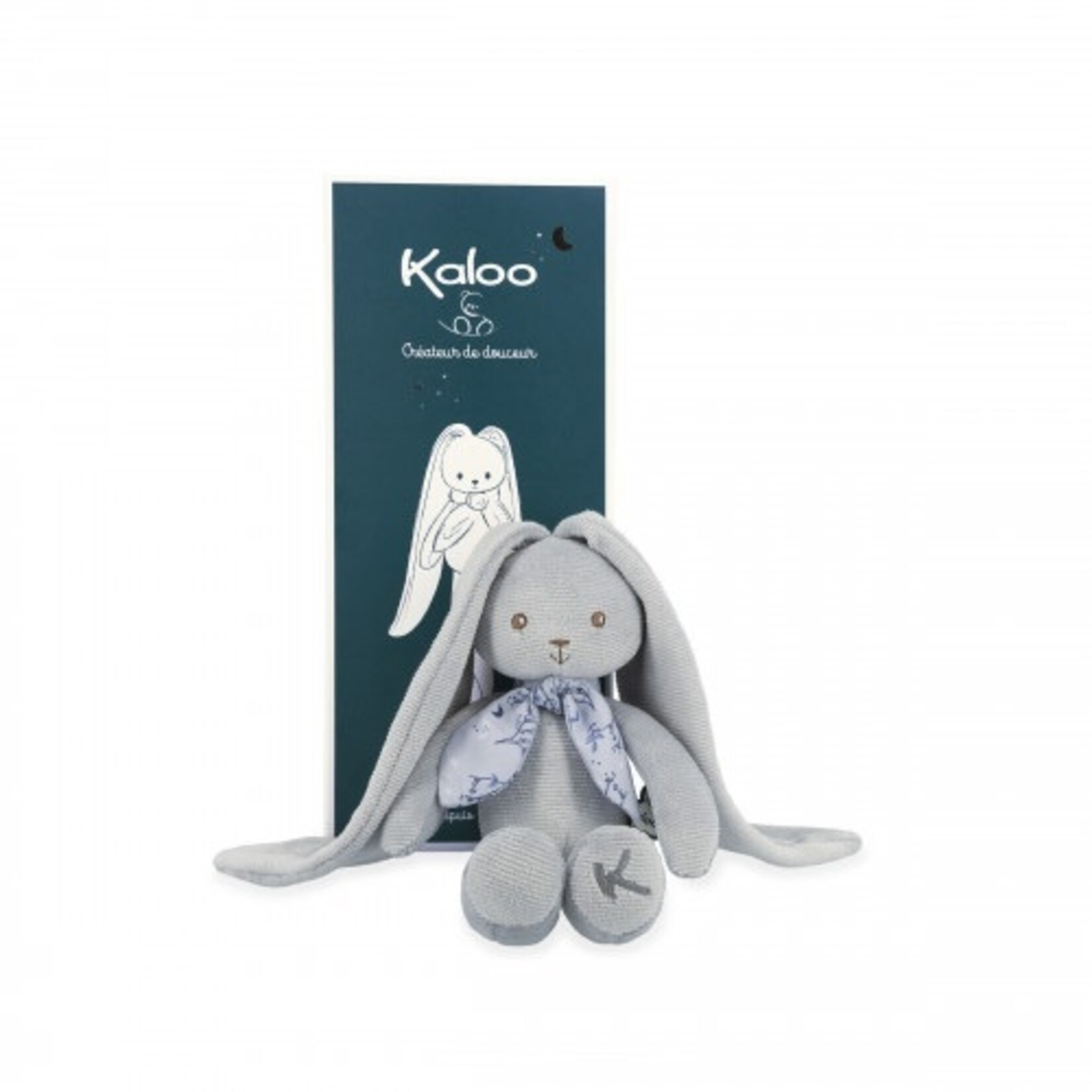 Kaloo KALOO - Peluche 'Pantin' lapin Bleu - 25 cm