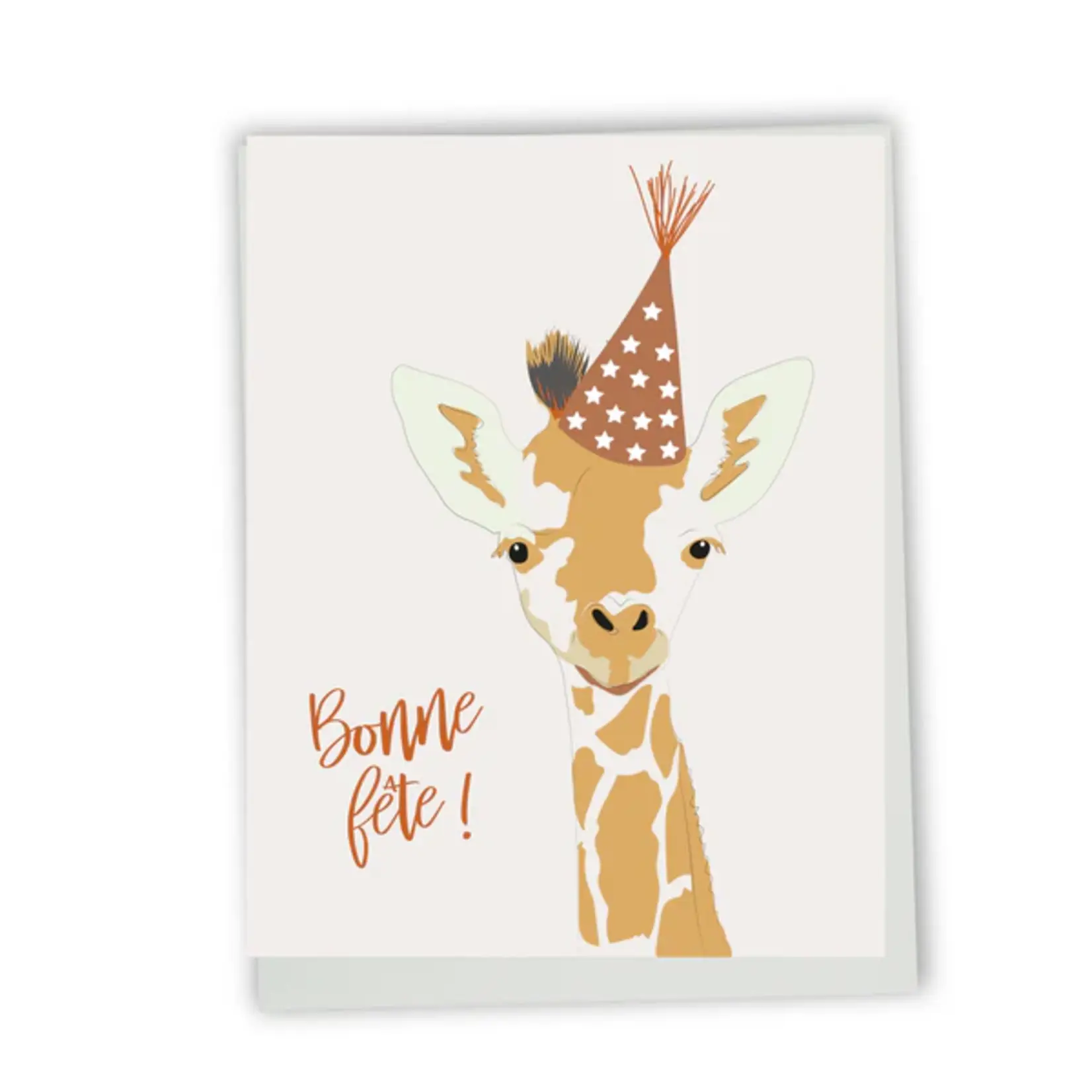 Lili Graffiti LILI GRAFFITI - Greeting card - Happy Birthday - Girafe
