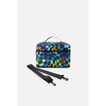 Deux par Deux DEUX PAR DEUX -  Blue checkered print lunch box 'Back to School'