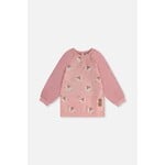 Deux par Deux DEUX PAR DEUX - Pink school apron with leopard print