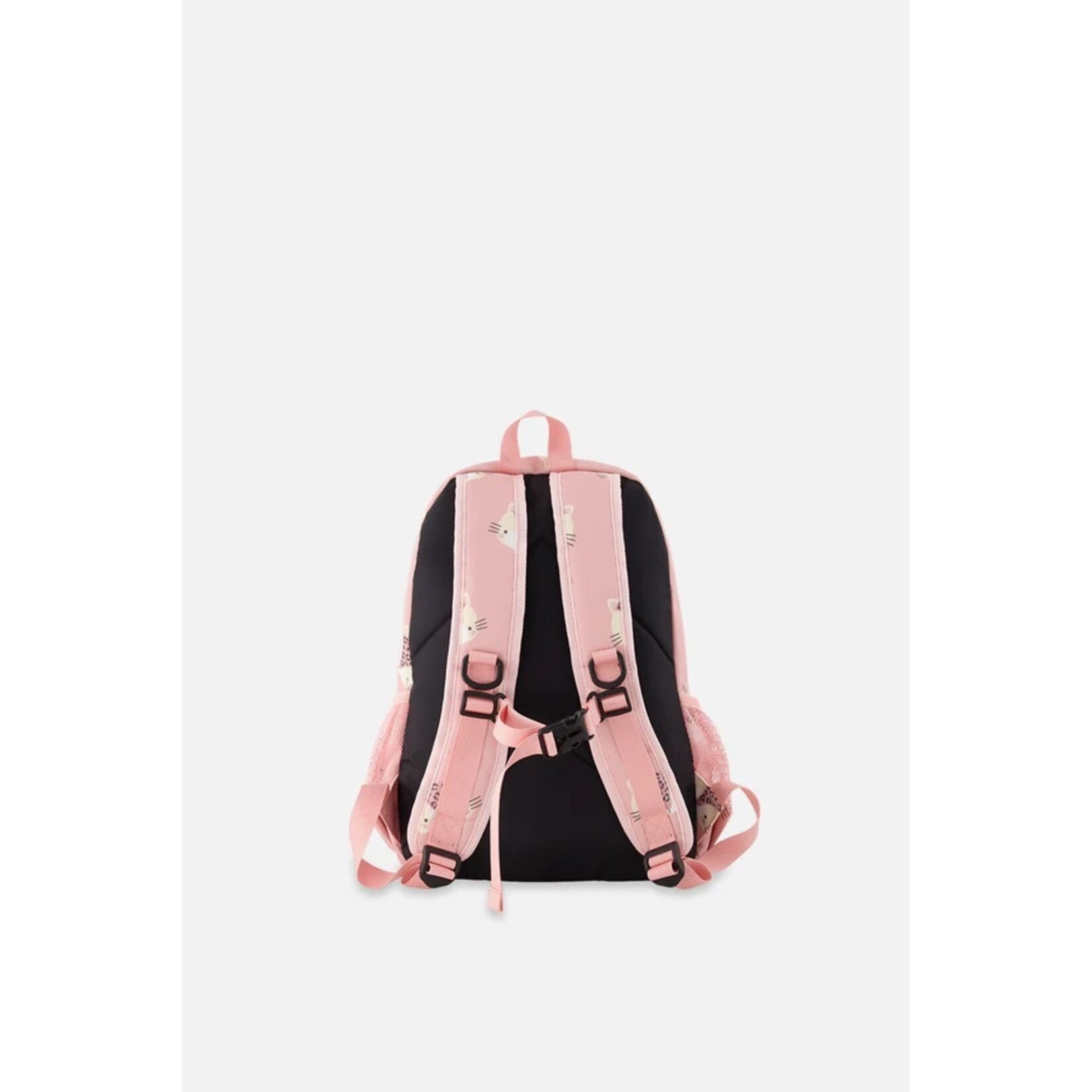Deux par Deux DEUX PAR DEUX -  Pink leopard print backpack for toddlers