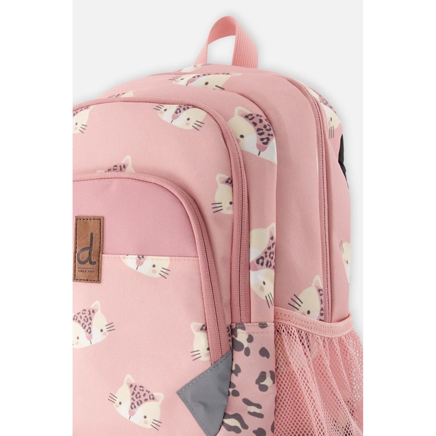 Deux par Deux DEUX PAR DEUX - Sac à dos rose imprimé léopard pour tout-petits