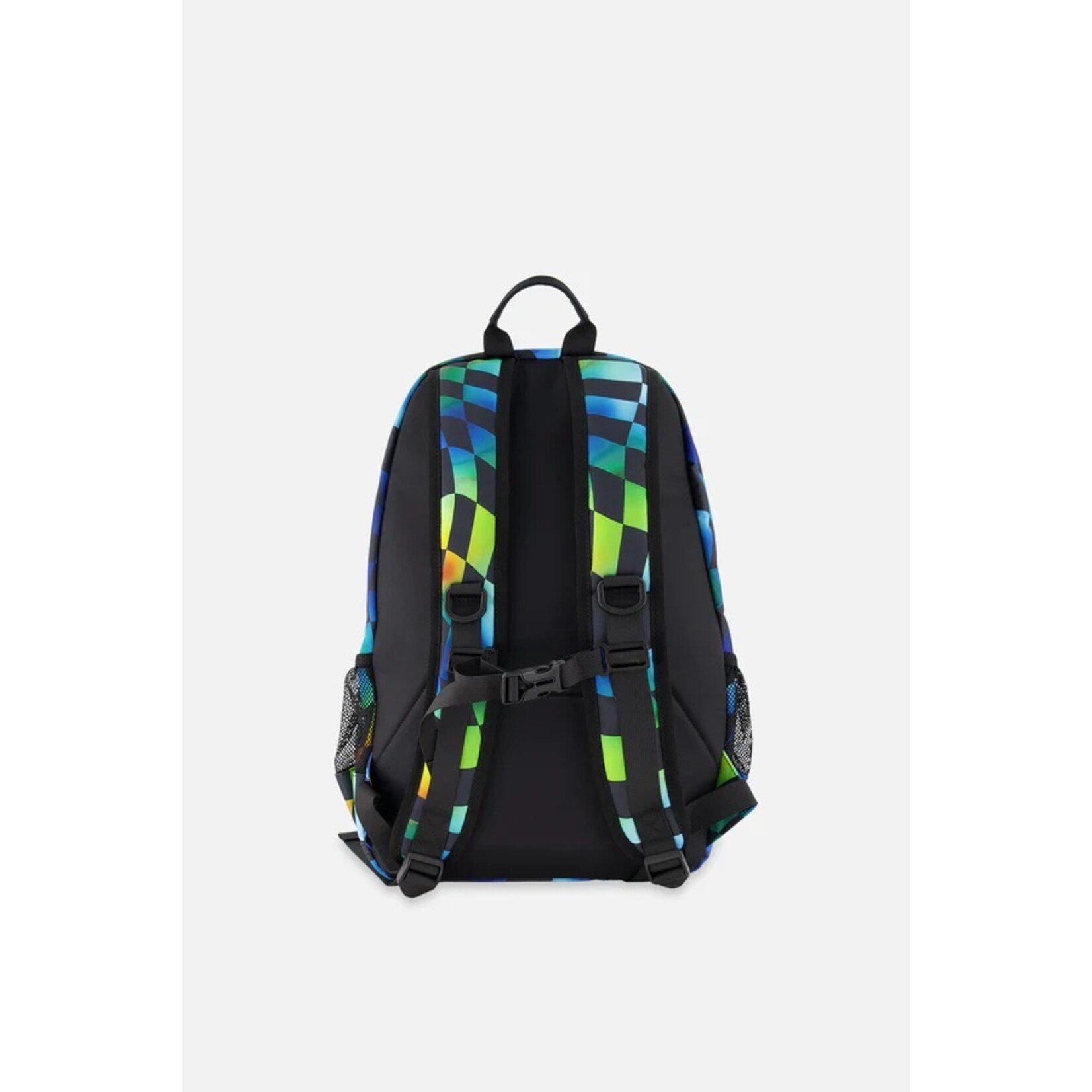 Deux par Deux DEUX PAR DEUX - Blue backpack with 'Back to School' checkered print
