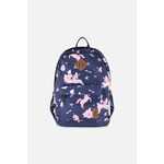 Deux par Deux DEUX PAR DEUX - Sac à dos bleu marin avec imprimé licornes 'Retour à l'école'