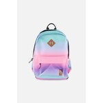 Deux par Deux DEUX PAR DEUX -  Blue and mauve gradient 'Back to School' backpack