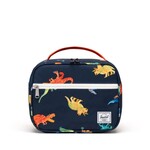 Herschel HERSCHEL - Pop Quiz Lunch Box 'Watercolour Dinos Darkest Navy'