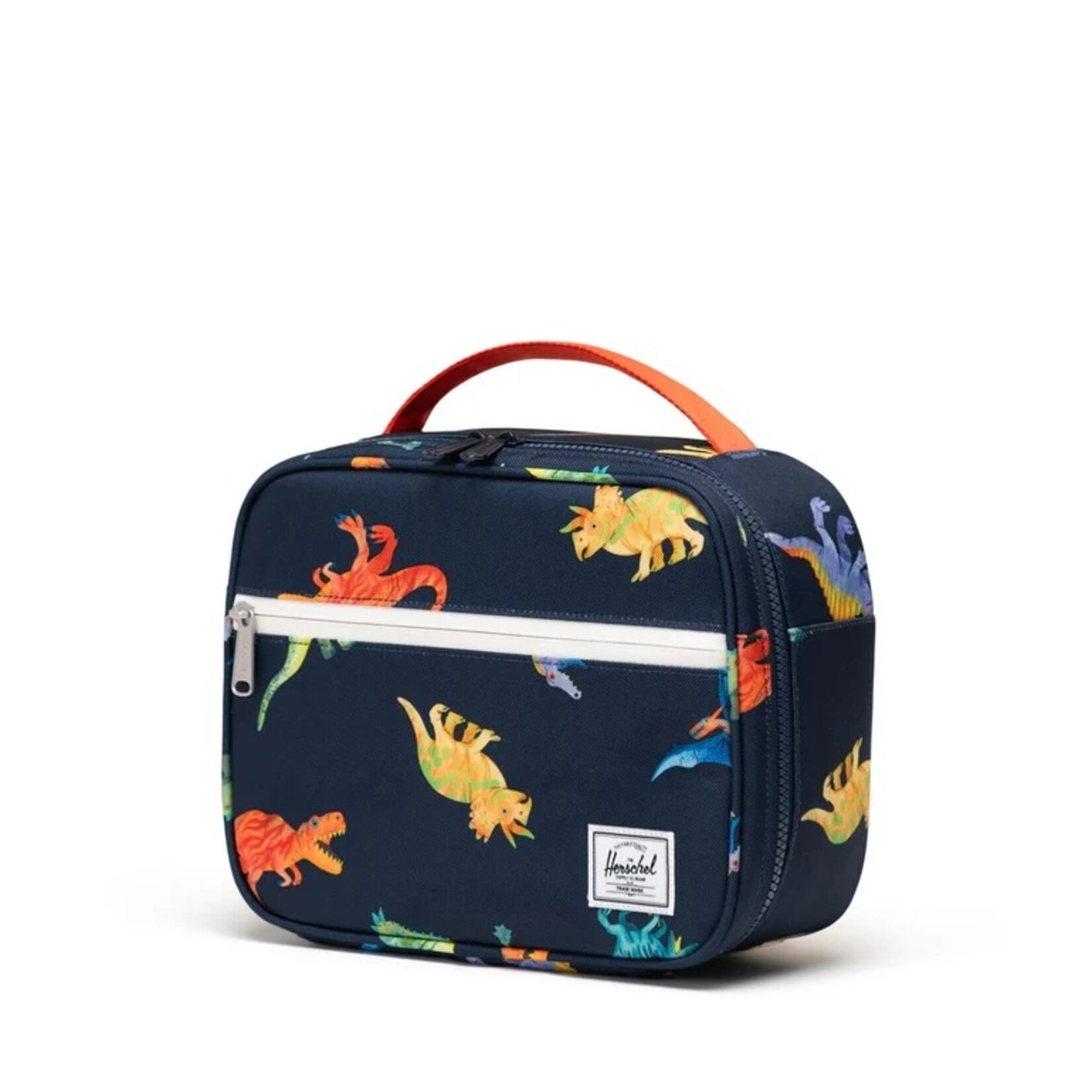 Herschel HERSCHEL - Pop Quiz Lunch Box 'Watercolour Dinos Darkest Navy'