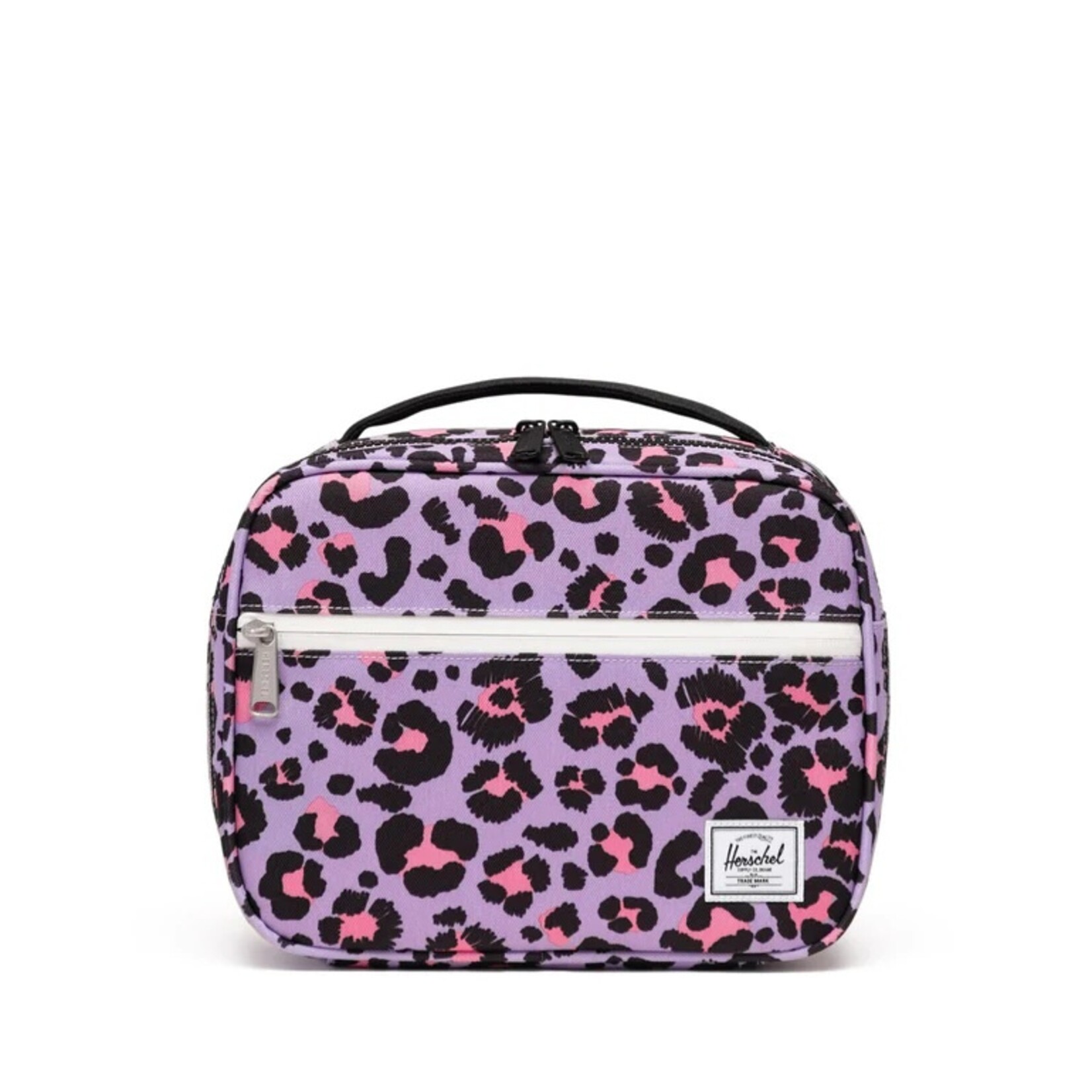 Herschel HERSCHEL - Boite à lunch Pop Quiz 'Scribble Leopard Sachet Pink'