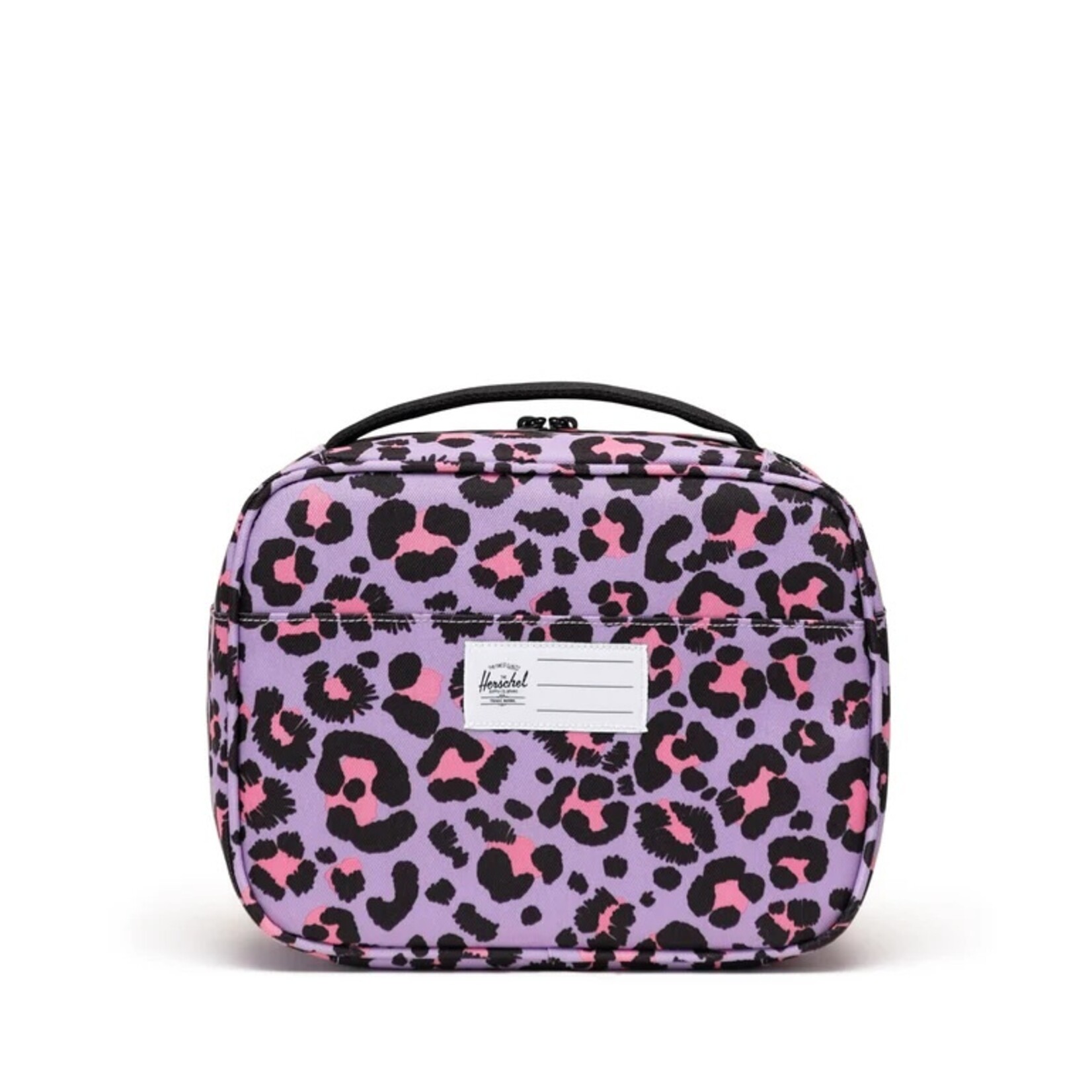 Herschel HERSCHEL - Boite à lunch Pop Quiz 'Scribble Leopard Sachet Pink'