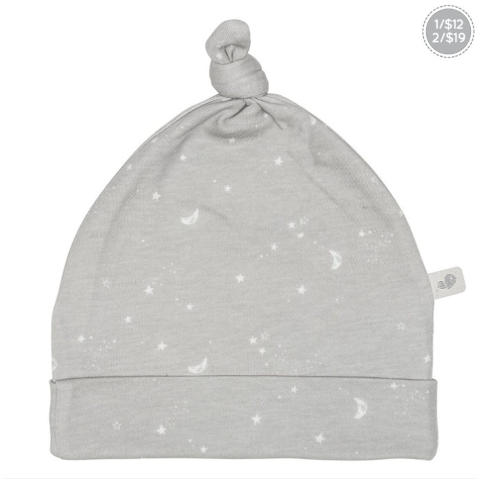 Perlimpinpin PERLIMPINPIN - Bamboo knotted hat - 'Moon'