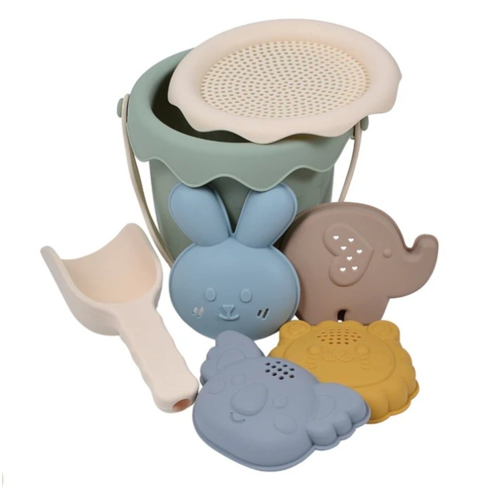 Perlimpinpin PERLIMPINPIN - Jouets de plage en silicone - Vert