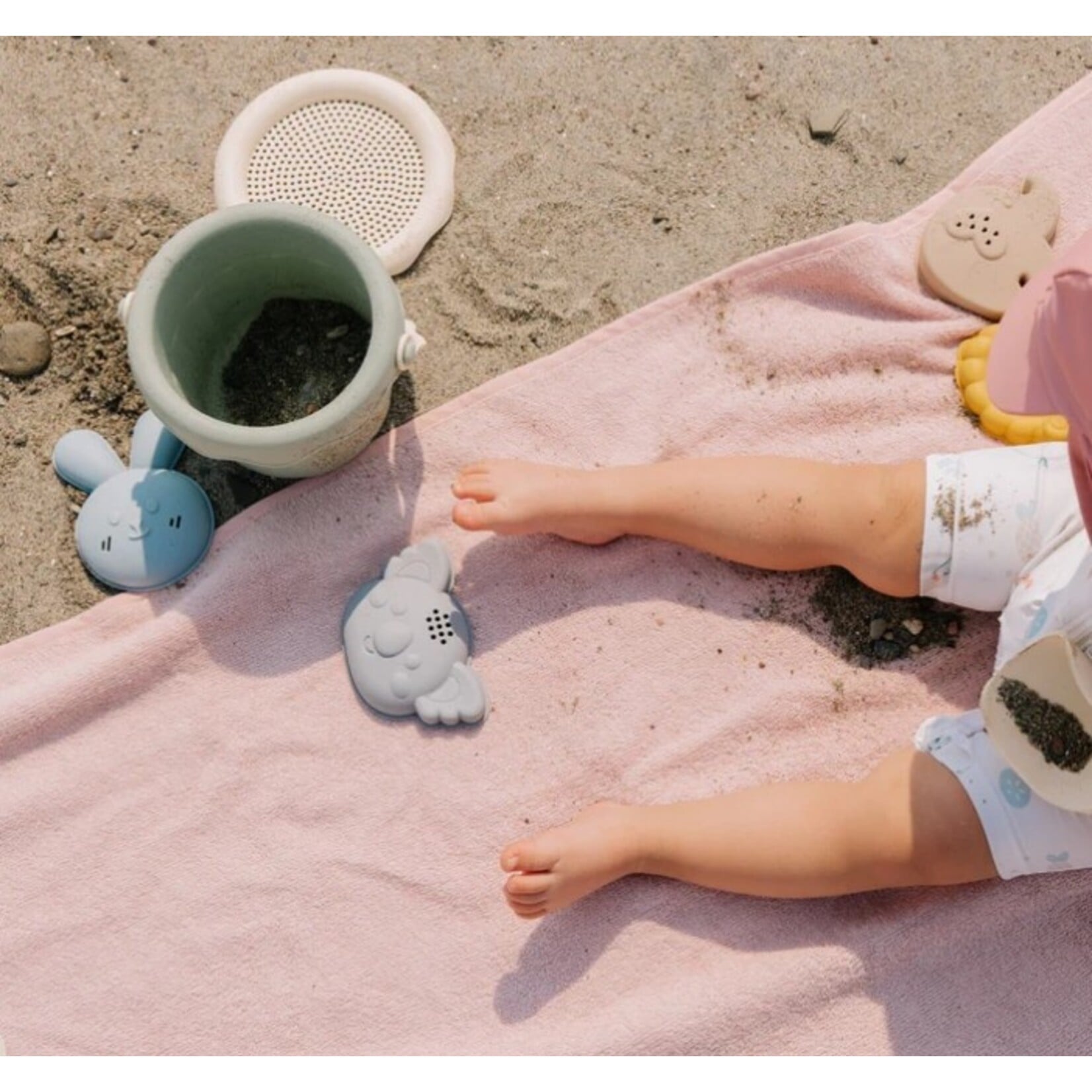 Perlimpinpin PERLIMPINPIN - Jouets de plage en silicone - Vert