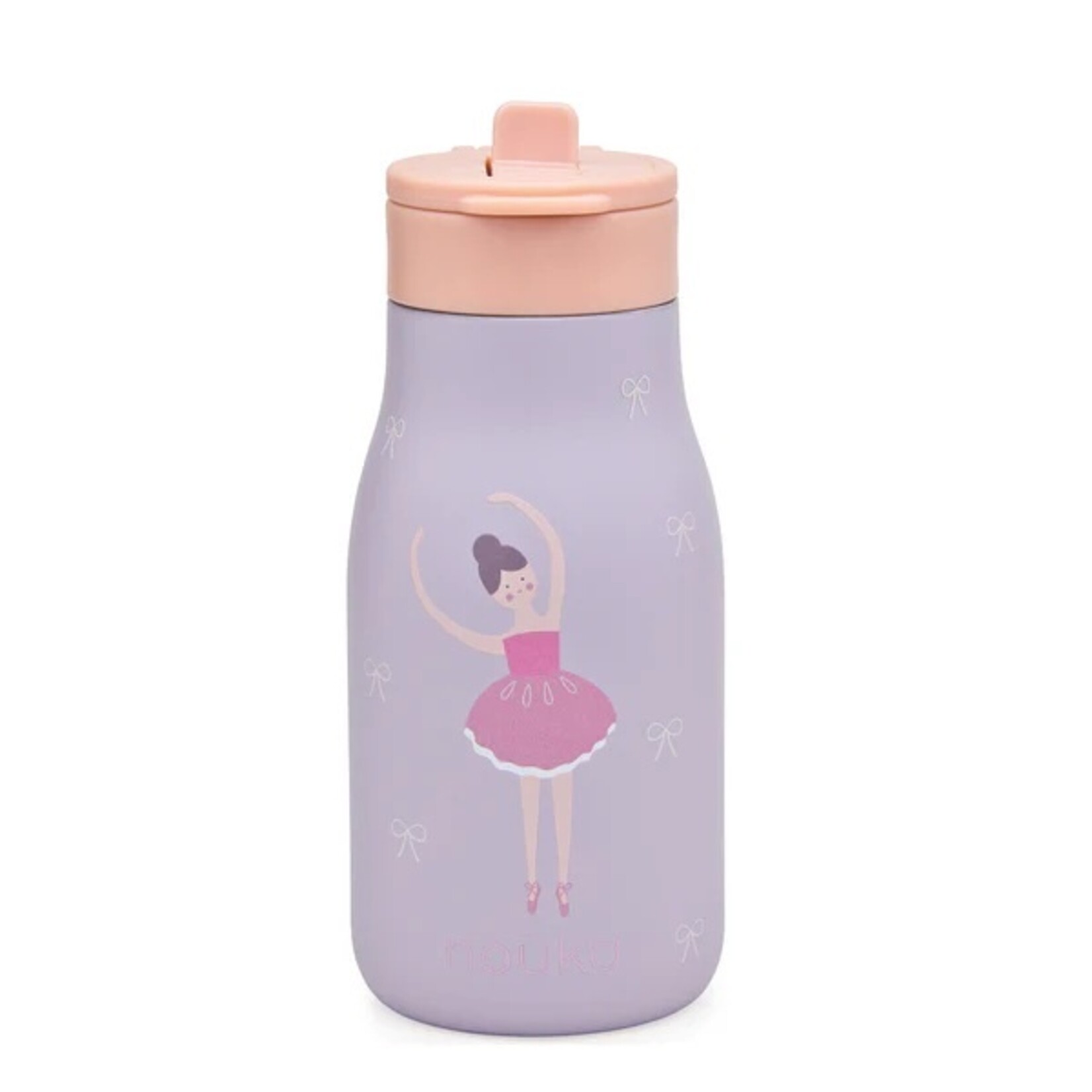 Noüka NOÜKA - 10 oz Stainless Steel Water Bottle - Fleur the Ballerina