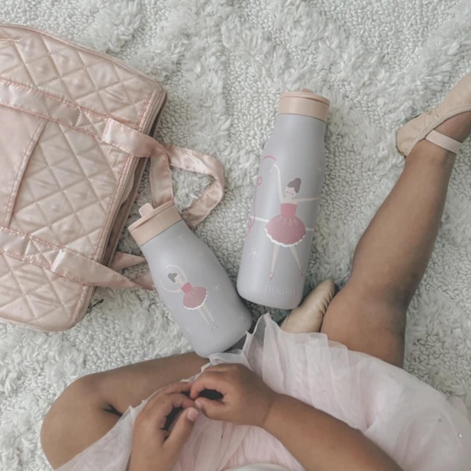 Noüka NOÜKA - 10 oz Stainless Steel Water Bottle - Fleur the Ballerina