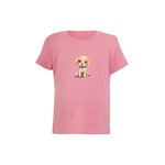Mandarine & Co. MANDARINE & CO. - Pink T-shirt with puppy print