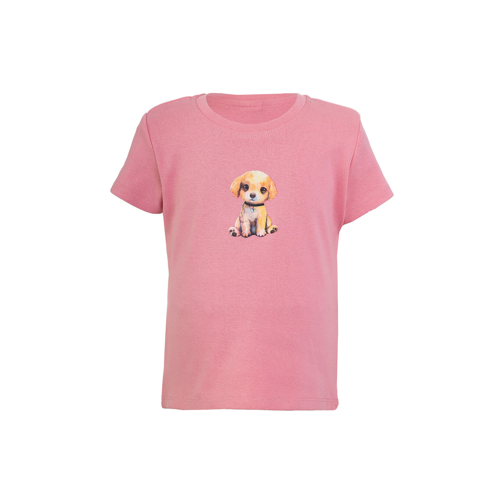 Mandarine & Co. MANDARINE & CO. - Pink T-shirt with puppy print