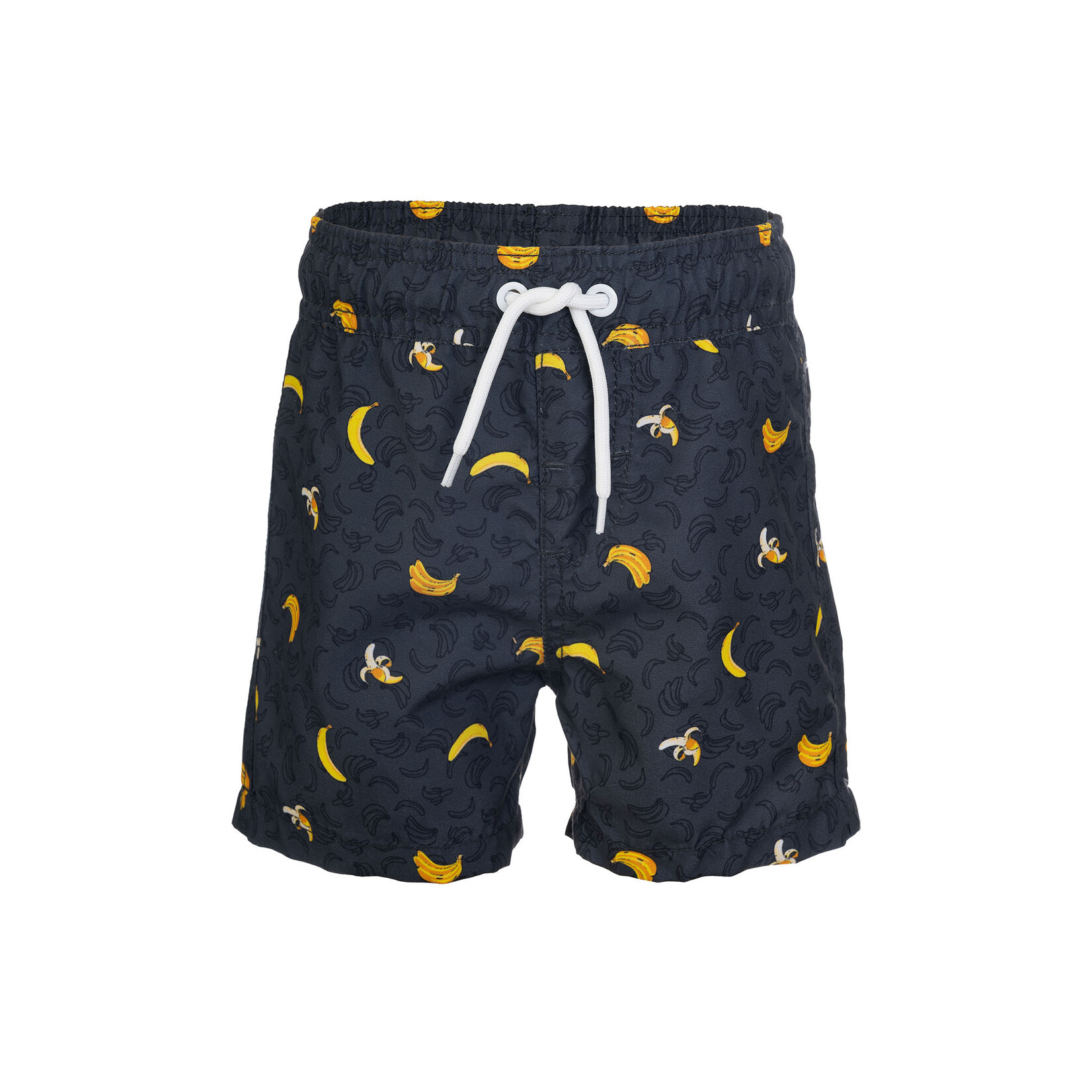 Northcoast NORTHCOAST - Short de maillot de bain gris foncé imprimé bananes