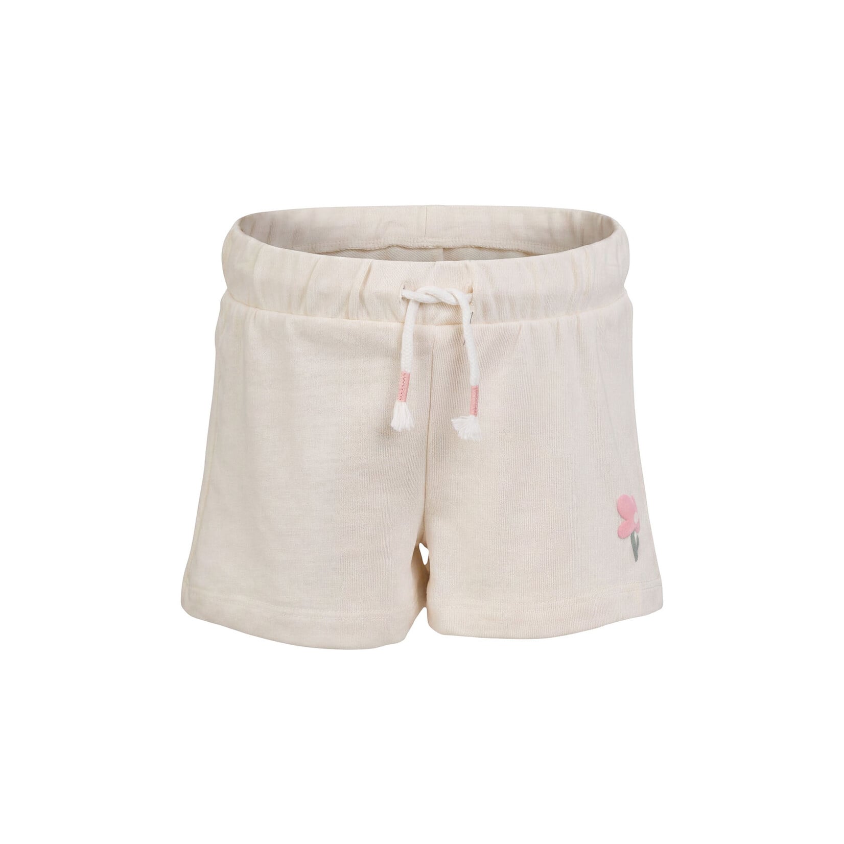 Mandarine & Co. MANDARINE & CO. - Short beige avec imprimé d'une fleur 'Whitecap gray'