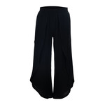 Mandarine & Co. MANDARINE & CO. - Pantalon style évasé noir 'Jet Black'