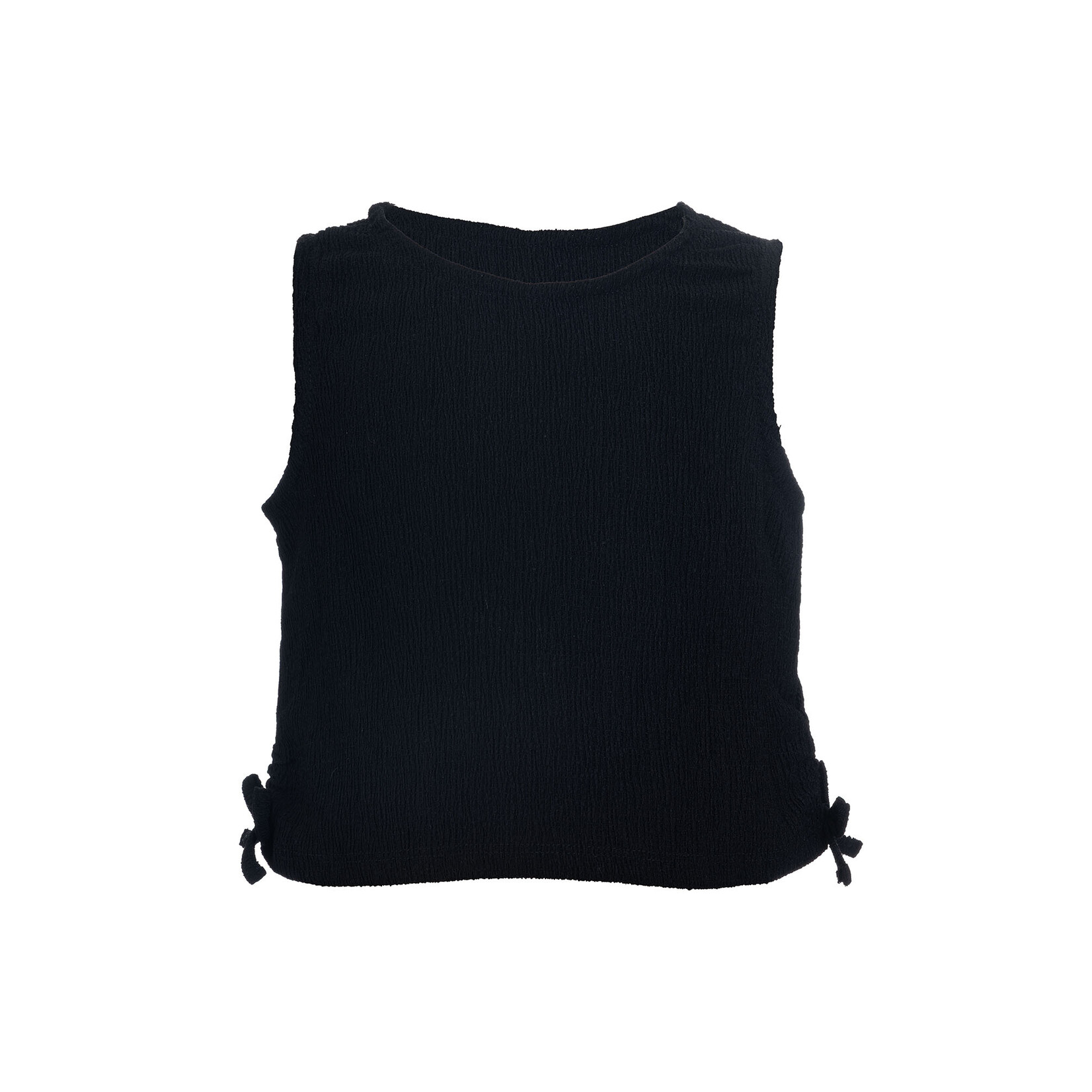 Mandarine & Co. MANDARINE & CO. - Black camisole with side buckles