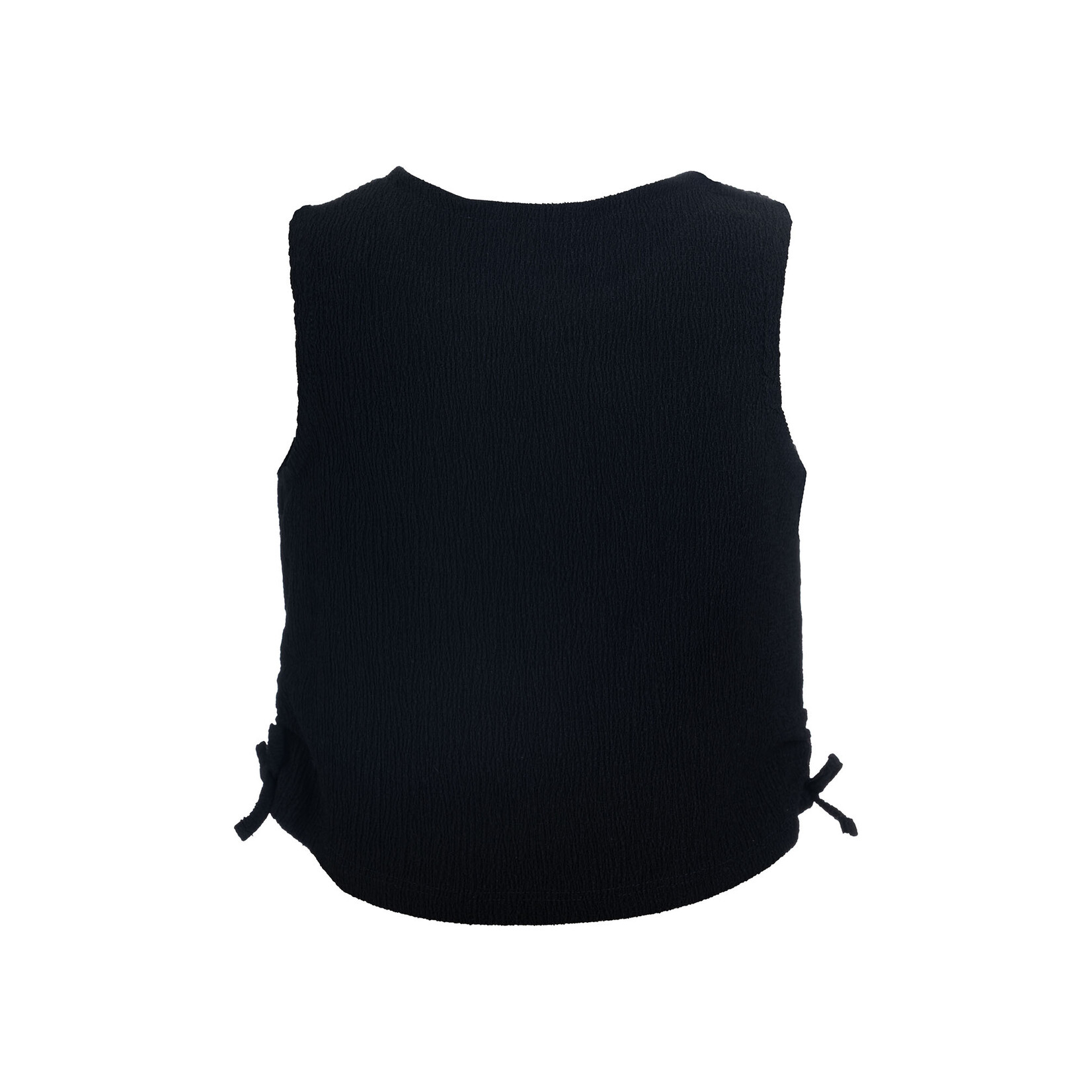 Mandarine & Co. MANDARINE & CO. - Black camisole with side buckles