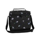 GEOCAN GEOCAN - Rectangular lunch box (EXECO) in black with rocket print
