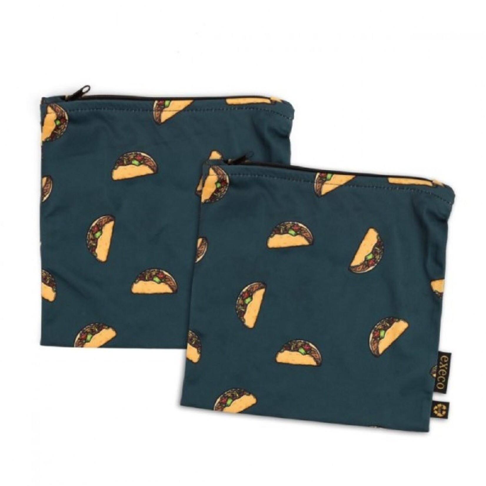 GEOCAN GEOCAN - Paquet de 2 pochettes à collations - Tacos (Execo)