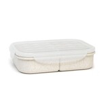GEOCAN GEOCAN (Execo) - Beige biodegradable plastic lunch box with fork included
