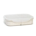 GEOCAN GEOCAN (Execo) - Boîte-repas en plastique biodégradable beige avec fourchette incluse